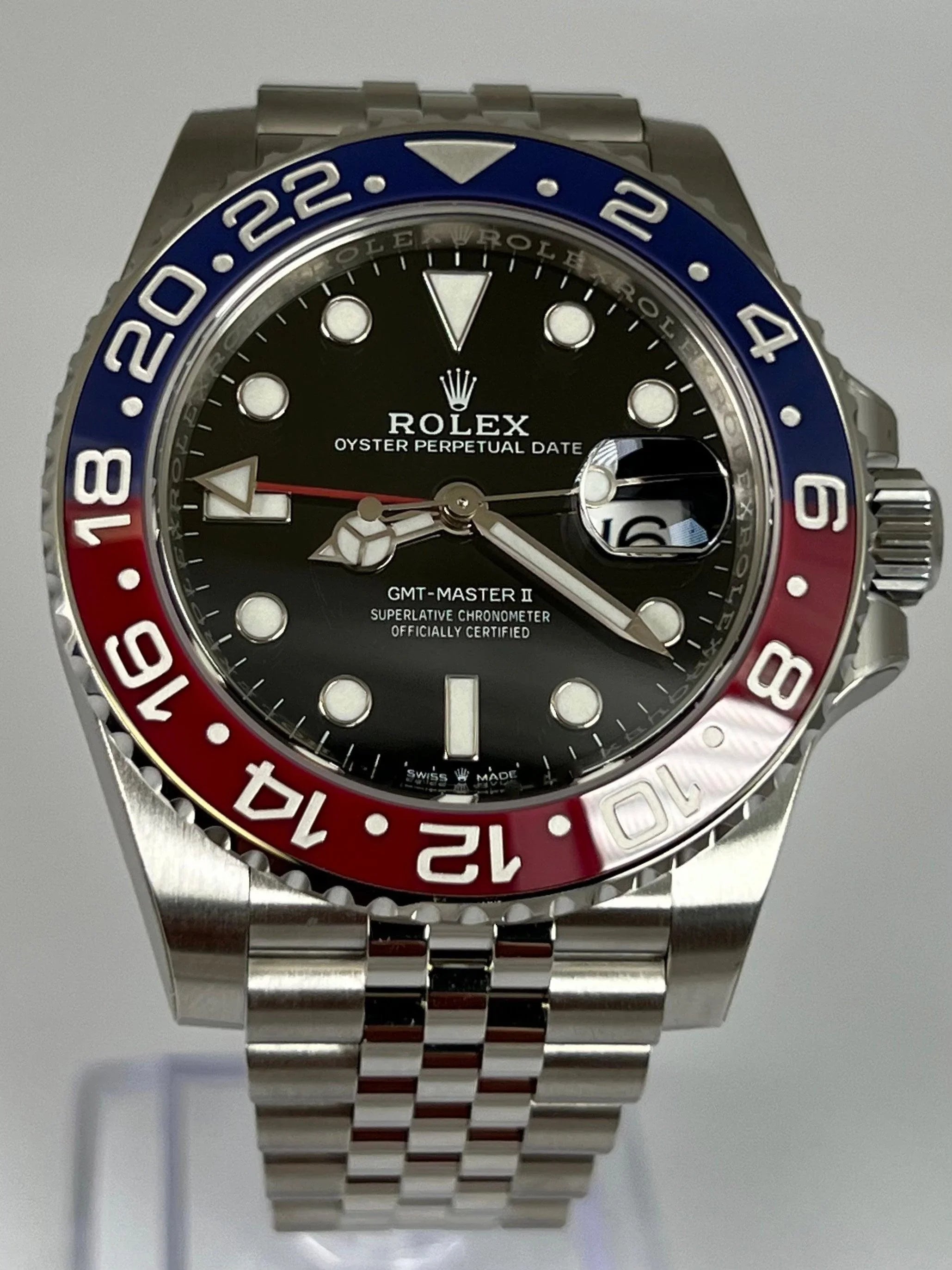 ROLEX GMT MASTER 2 PEPSI JUBILEE 126710BLRO