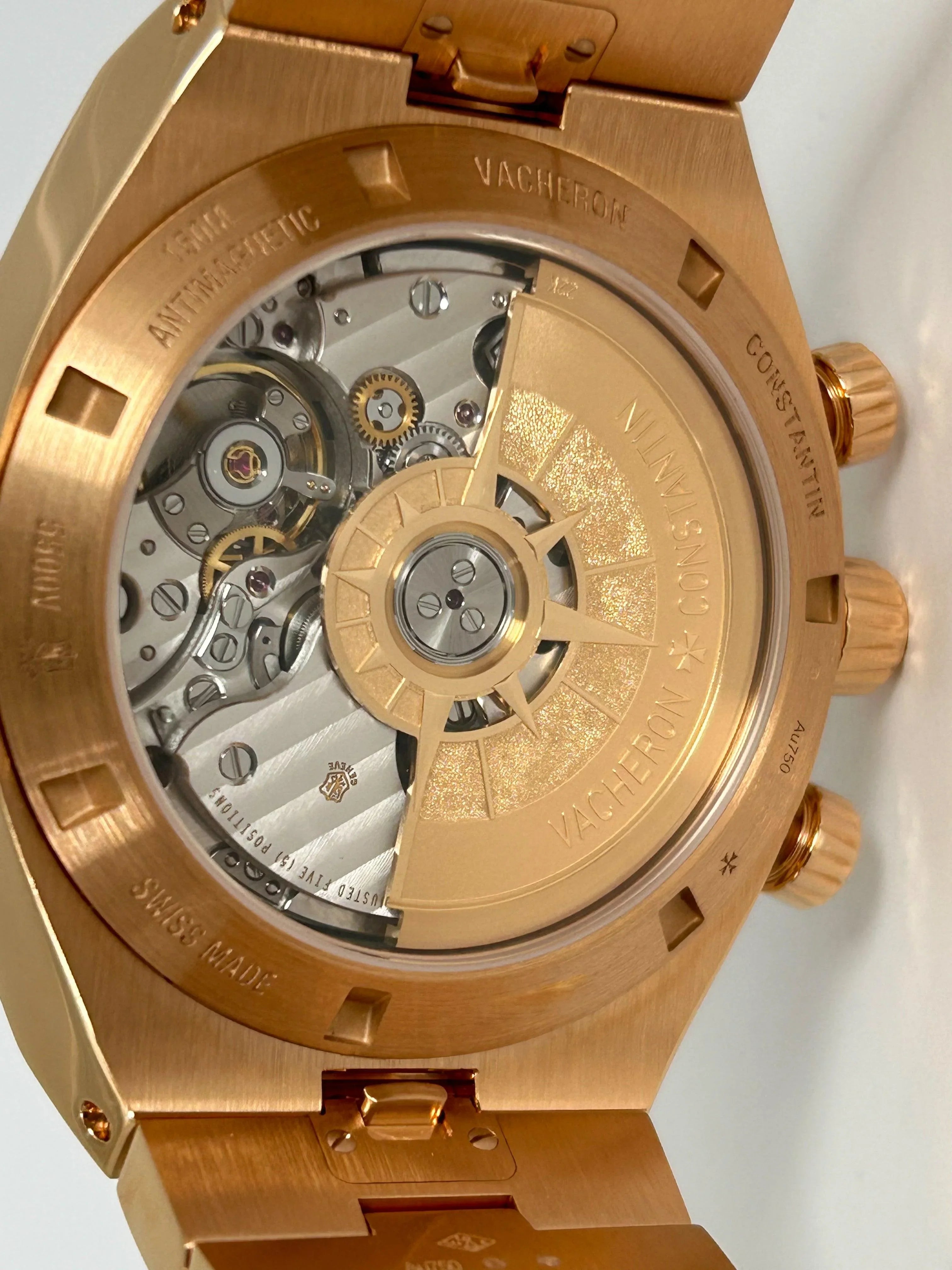 VACHERON CONSTANTIN OVERSEAS CHRONOGRAPH BLUE DIAL ROSE GOLD 5500V/110R-B952