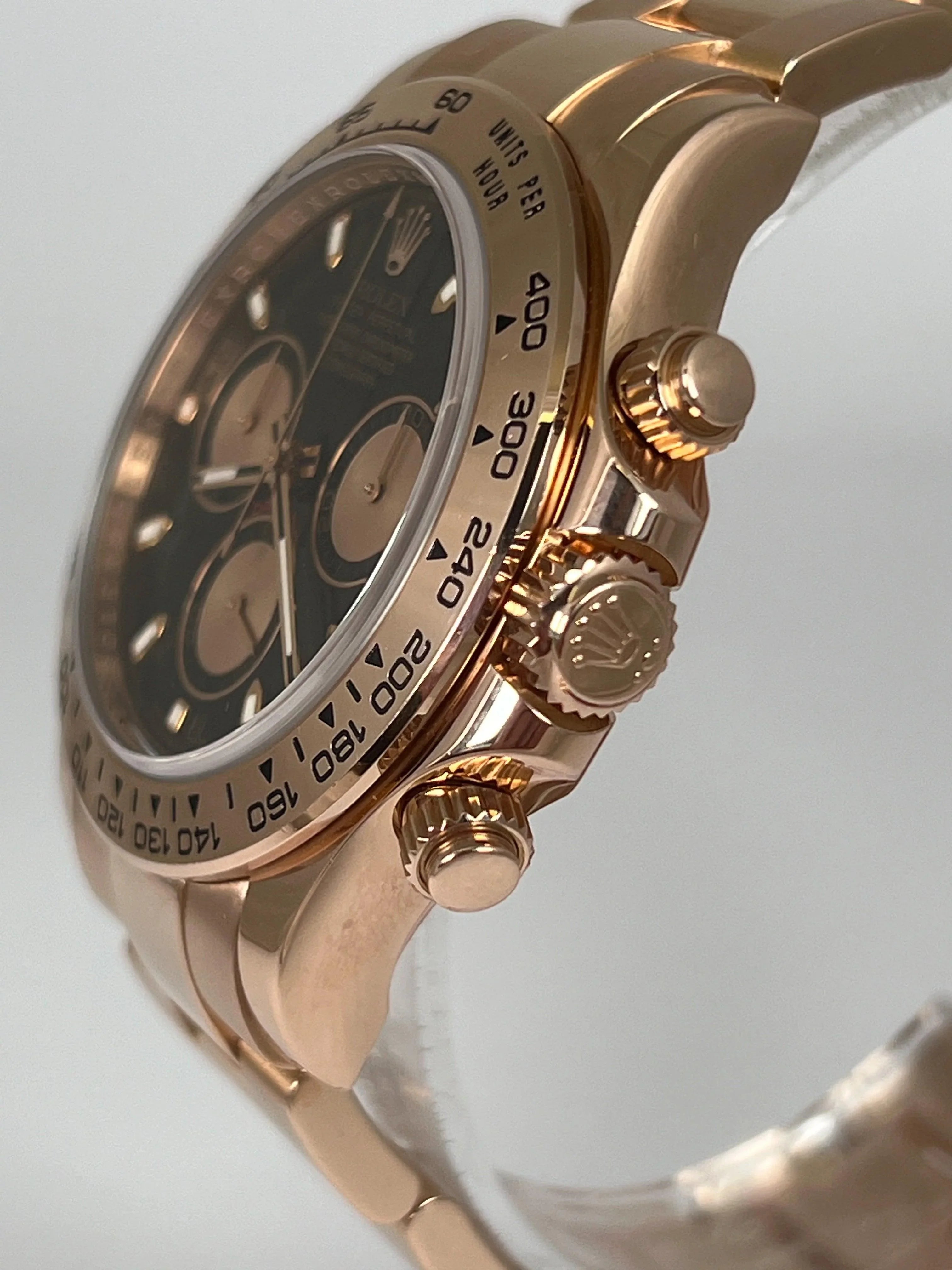 ROLEX DAYTONA BLACK DIAL ROSE GOLD 116505