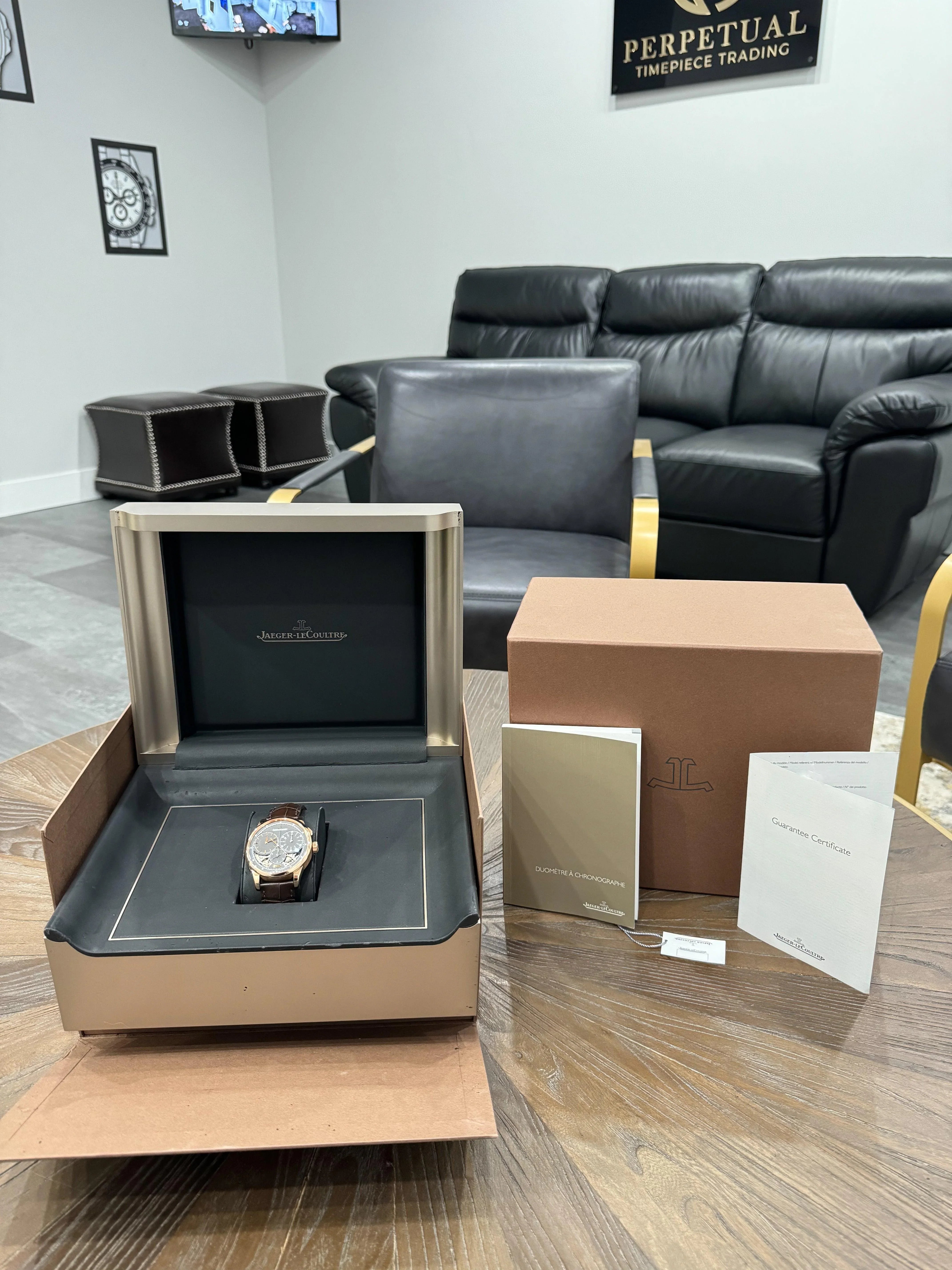 JAEGER-LECOULTRE DUOMETRE CHRONOGRAPH ROSE GOLD Q601244J