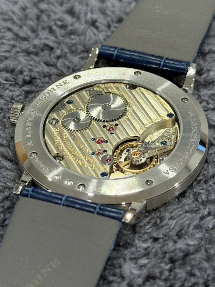 A.LANGE & SOHNE SAXONIA THIN DARK BLUE GOLD FLUX 205.086