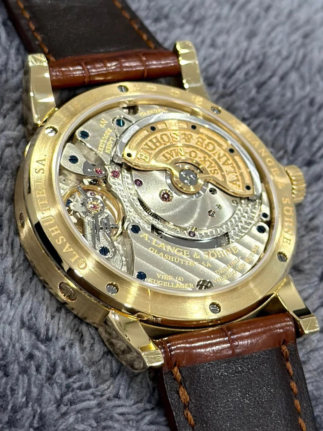 A. LANGE & SOHNE LANGEMATIK PERPETUAL CALENDAR YELLOW GOLD 310.021 E