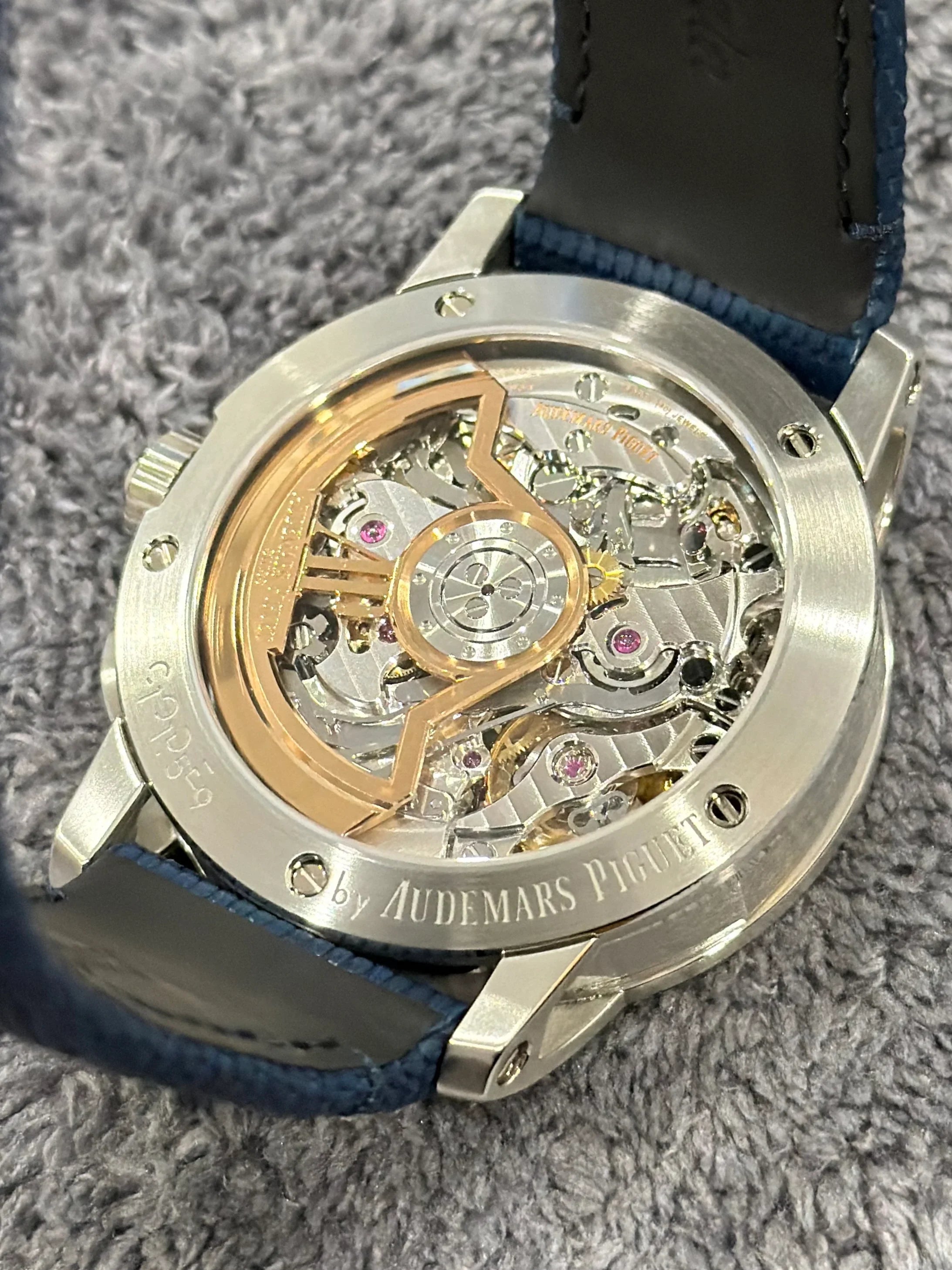 AUDEMARS PIGUET CODE 11.59 BLUE CHRONOGRAPH 26393ST