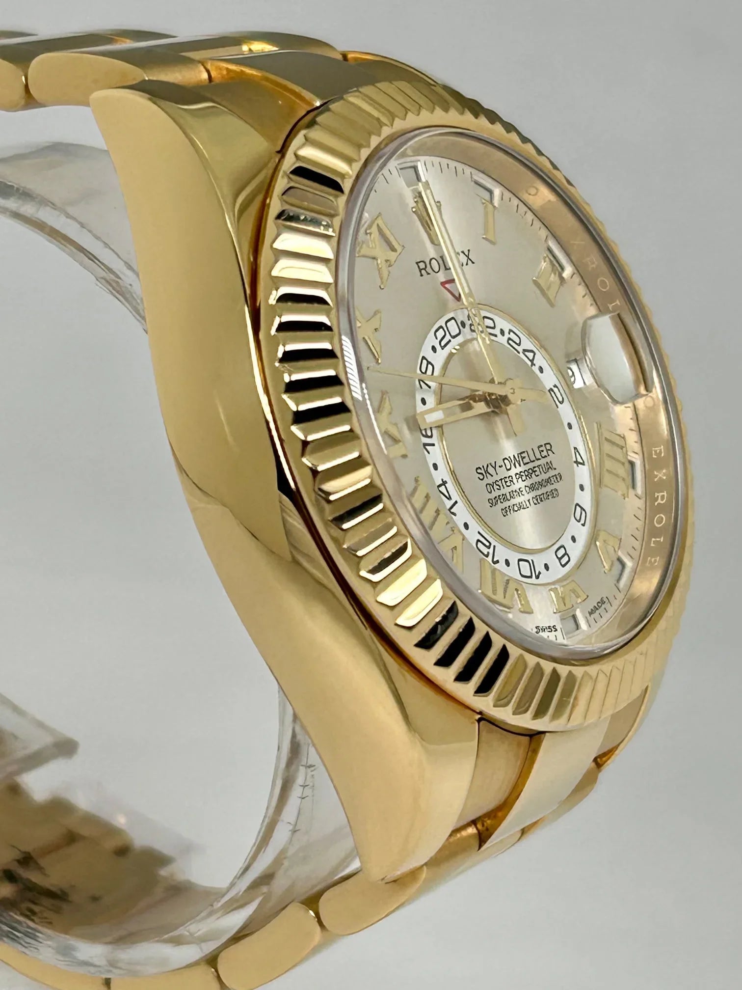 Rolex Sky-Dweller 326938 RARE Silver Dial