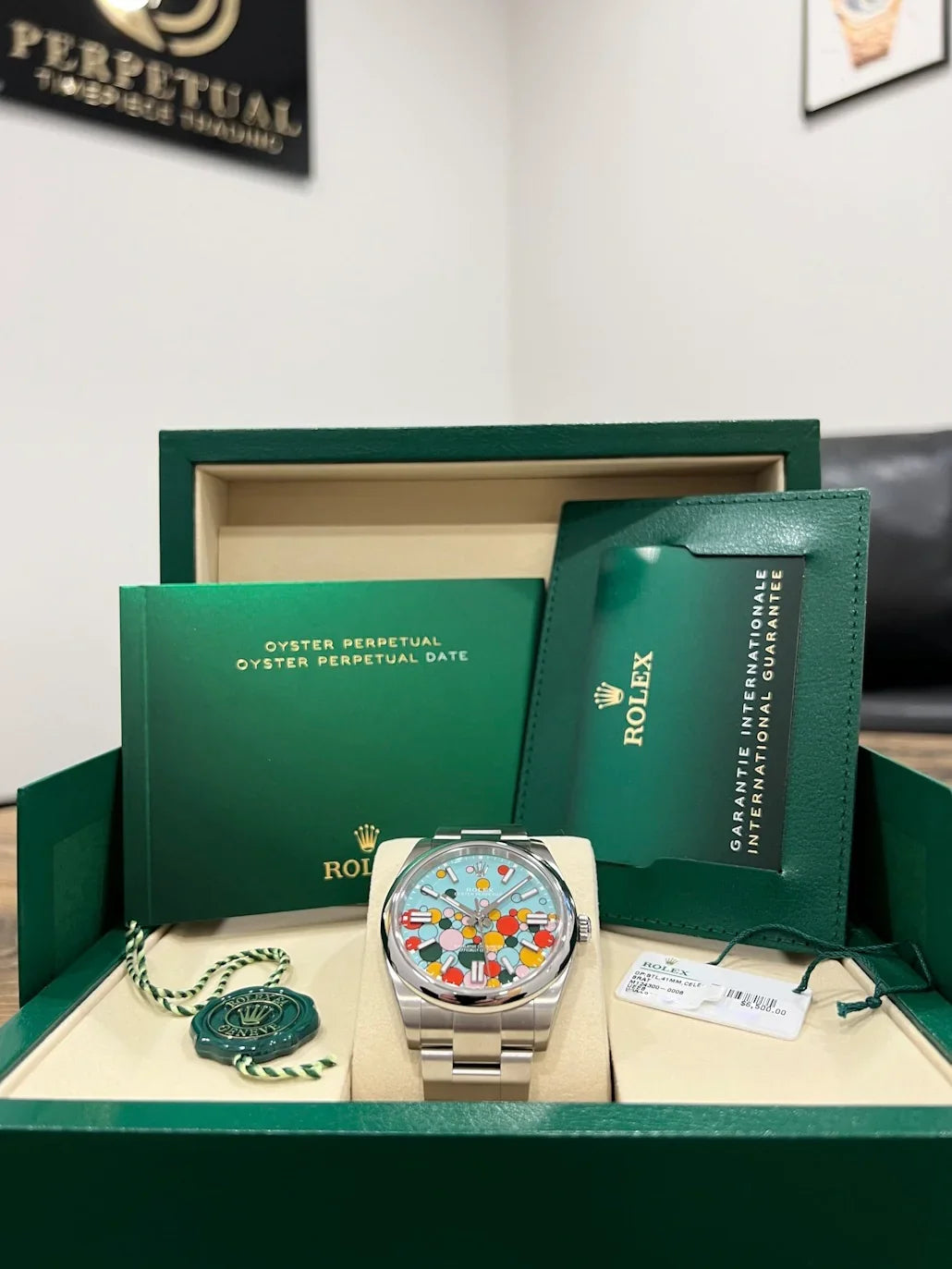 ROLEX OYSTER PERPETUAL CELEBRATION 41MM 124300