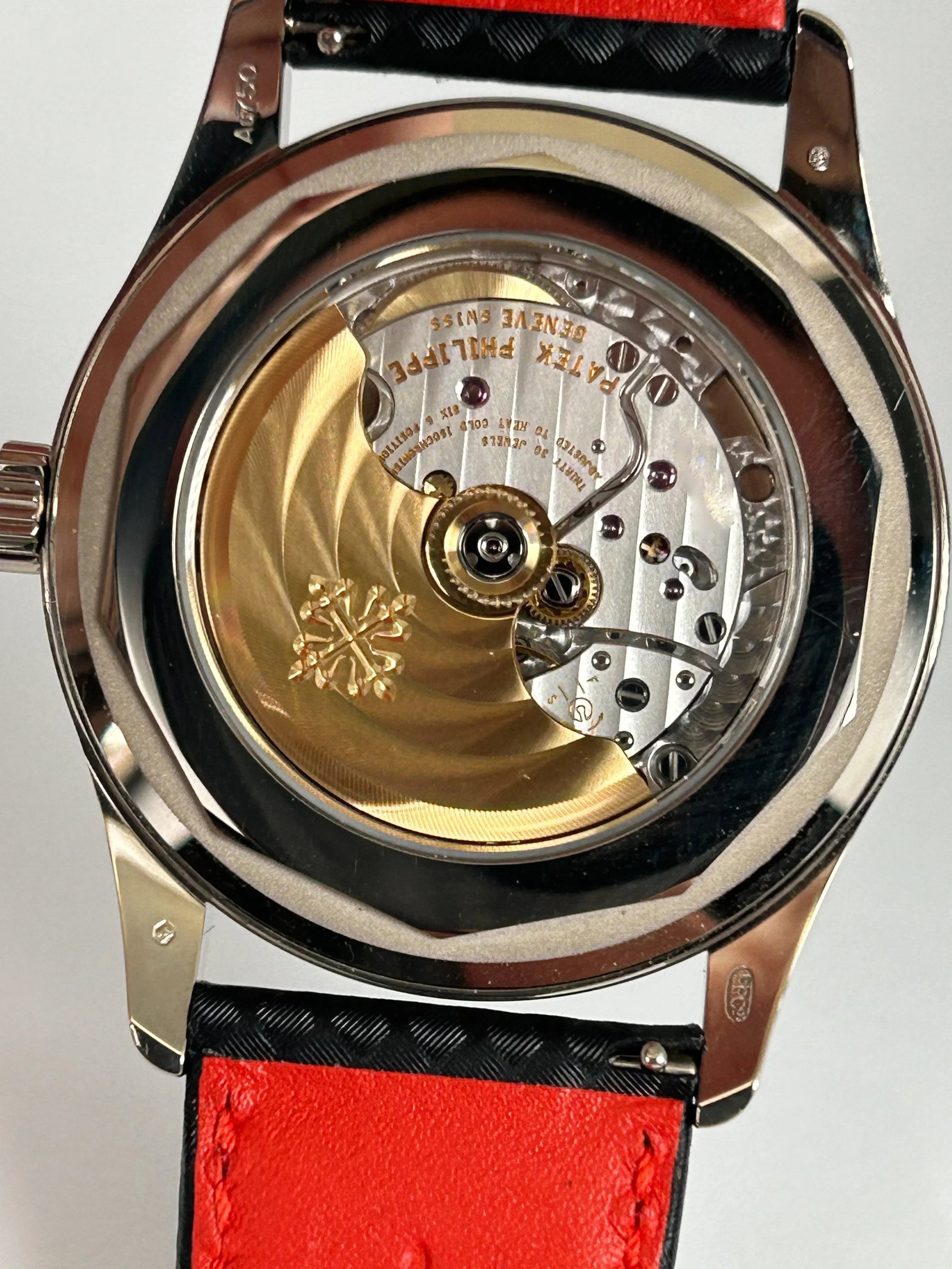 PATEK PHILIPPE CALATRAVA WHITE GOLD RED SPORT 6007G