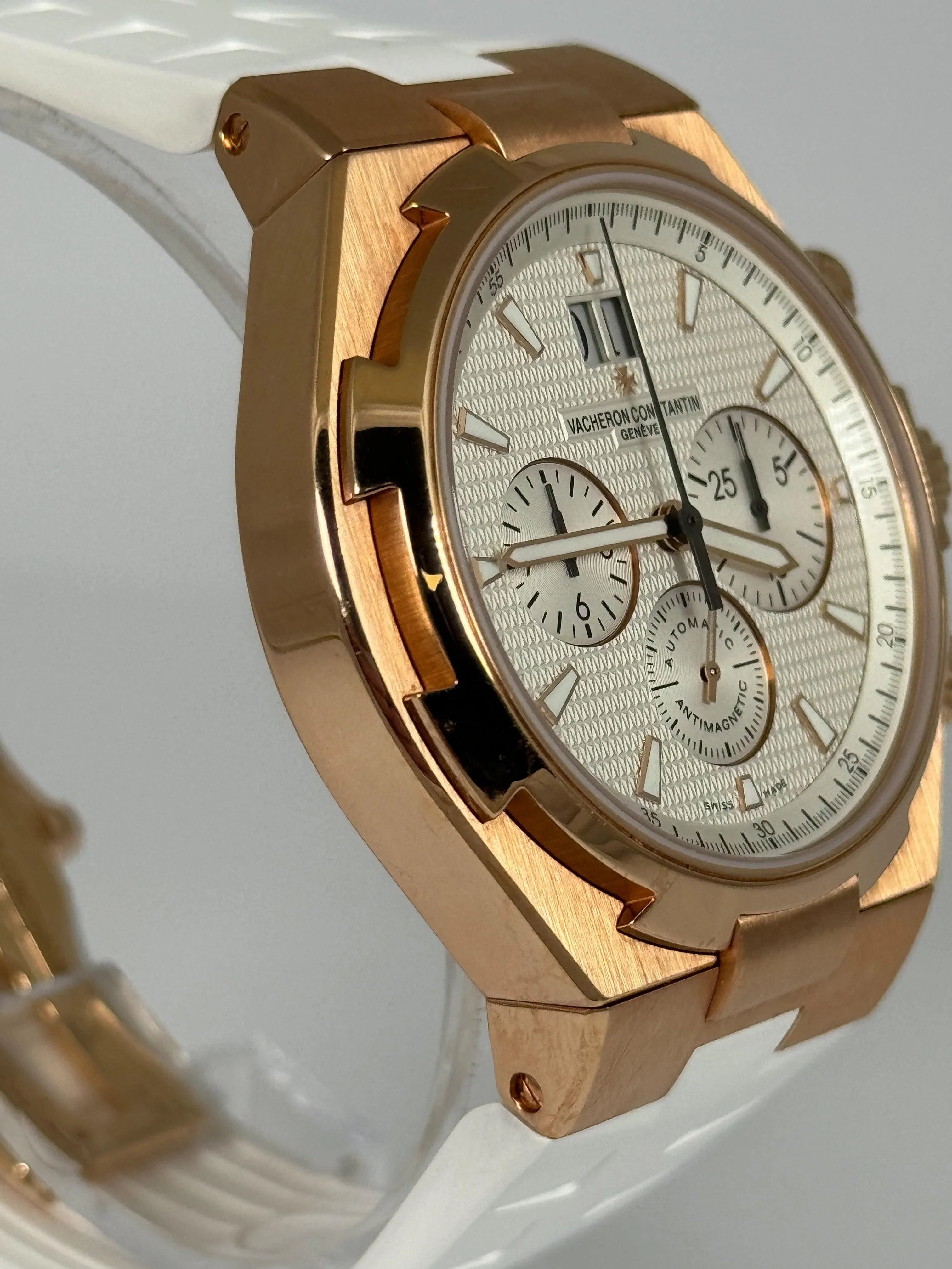 VACHERON CONSTANTIN OVERSEAS CHRONOGRAPH WHITE DIAL 49150/OOOR-9454