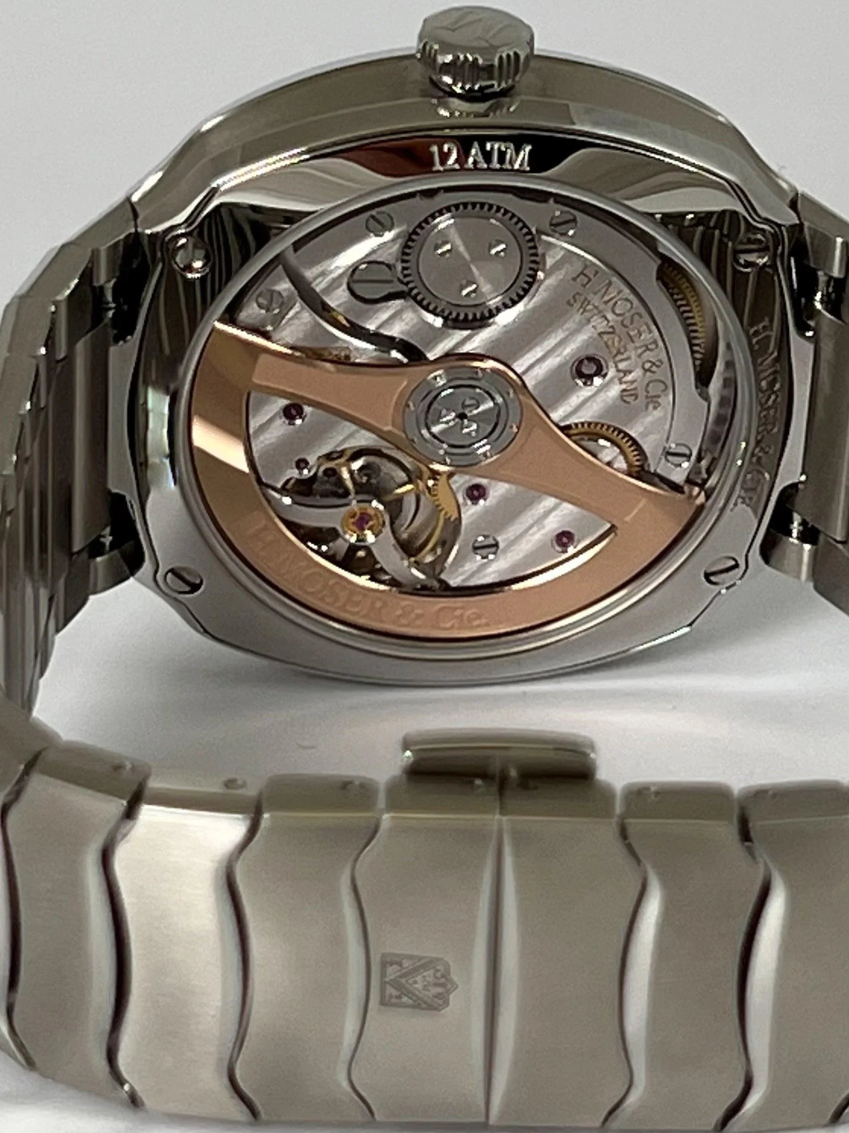 H. MOSER & CIE MOSER STREAMLINER SALMON DIAL 6200-1207