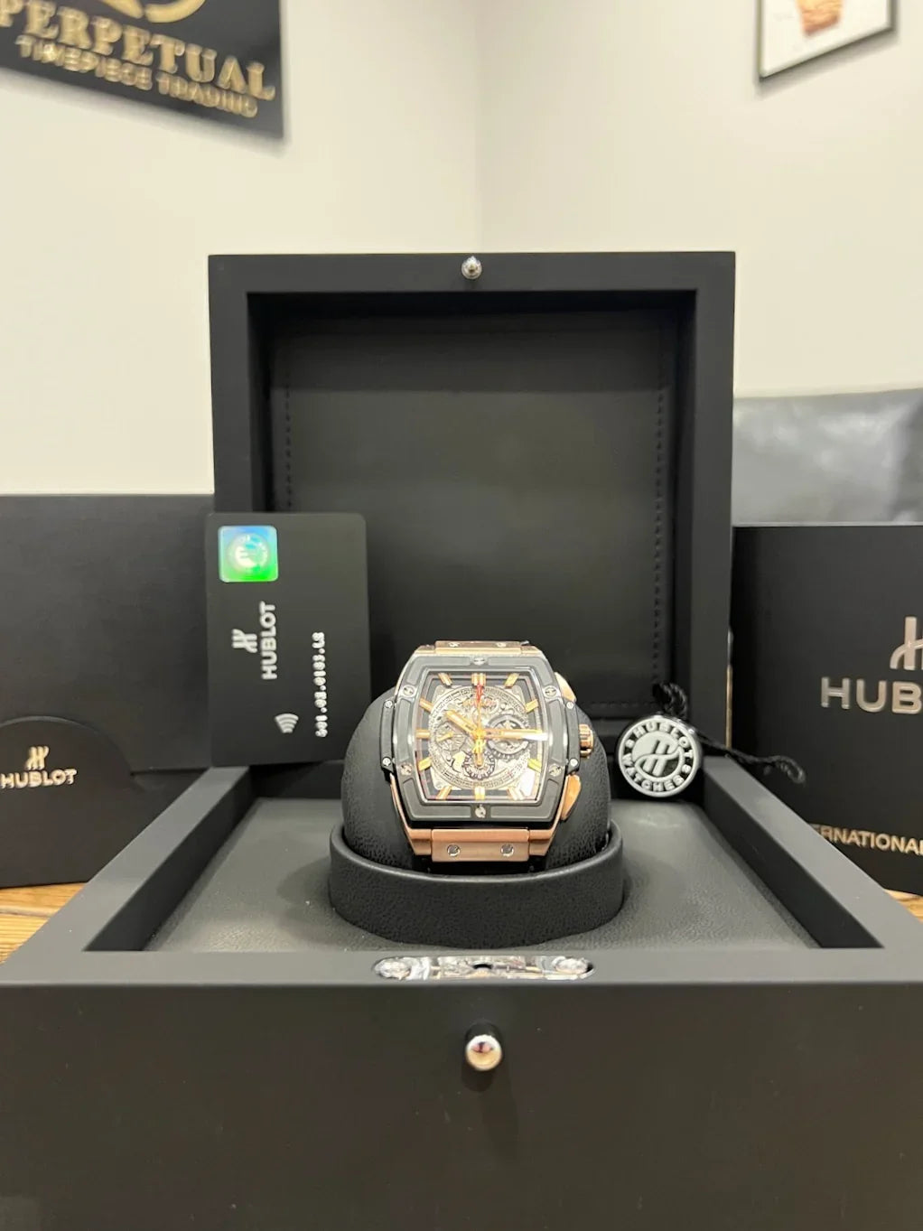 HUBLOT SPIRIT OF BIG BANG ROSE GOLD CERAMIC 601.OM.0183.LR