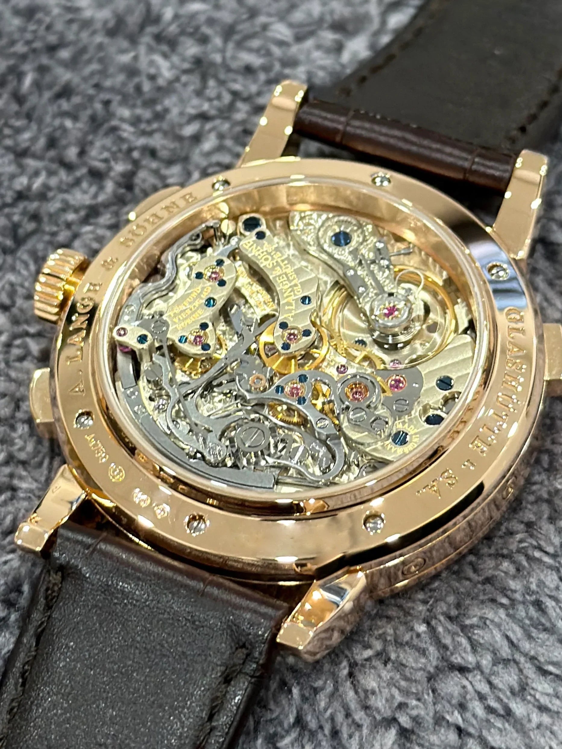 A. LANGE & SOHNE DATOGRAPH PERPETUAL ROSE GOLD 410.032