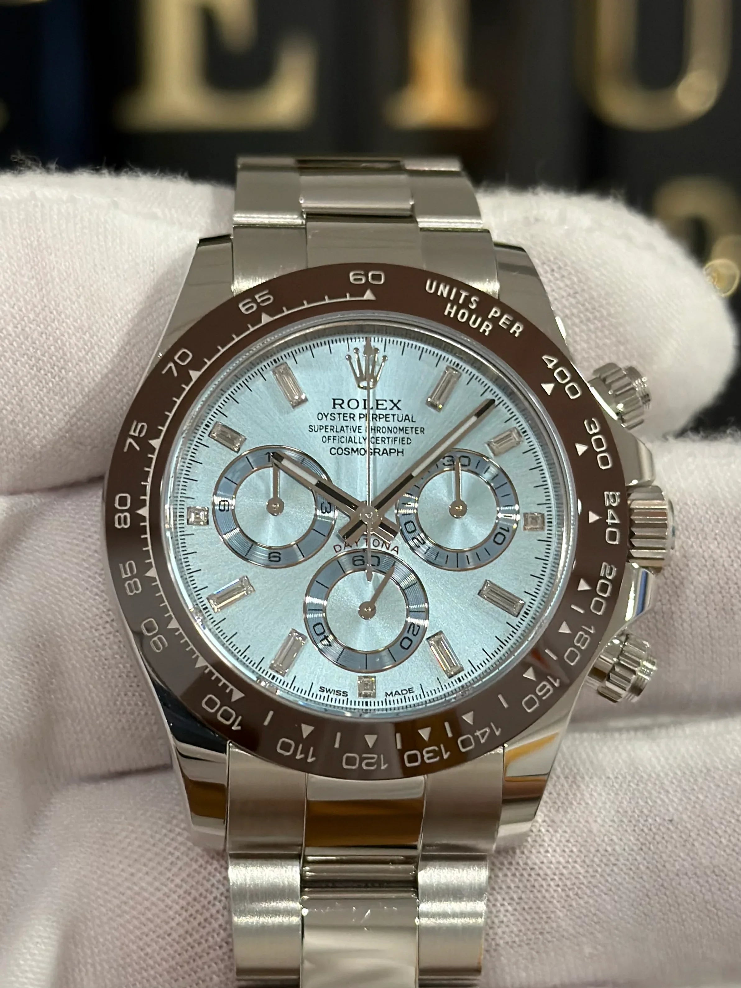 ROLEX DAYTONA PLATINUM BAGUETTE 116506