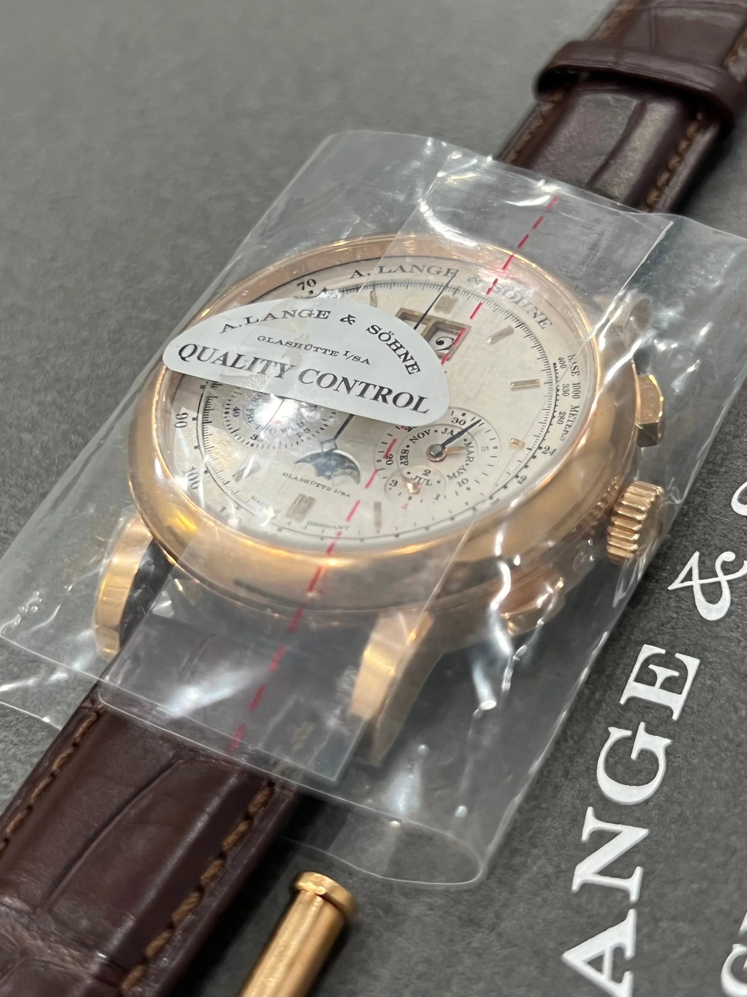 A. LANGE & SOHNE DATOGRAPH PERPETUAL ROSE GOLD 410.032