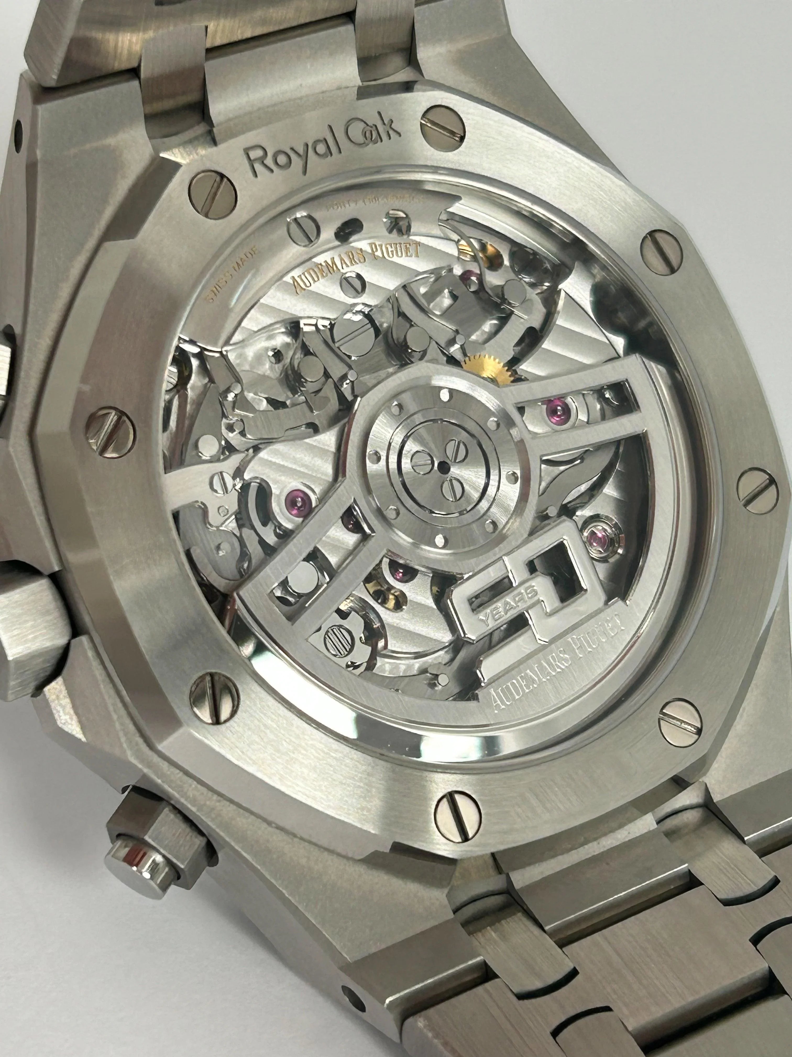 AUDEMARS PIGUET 50TH ANNIVERSARY ROYAL OAK CHRONO BLUE 26240ST