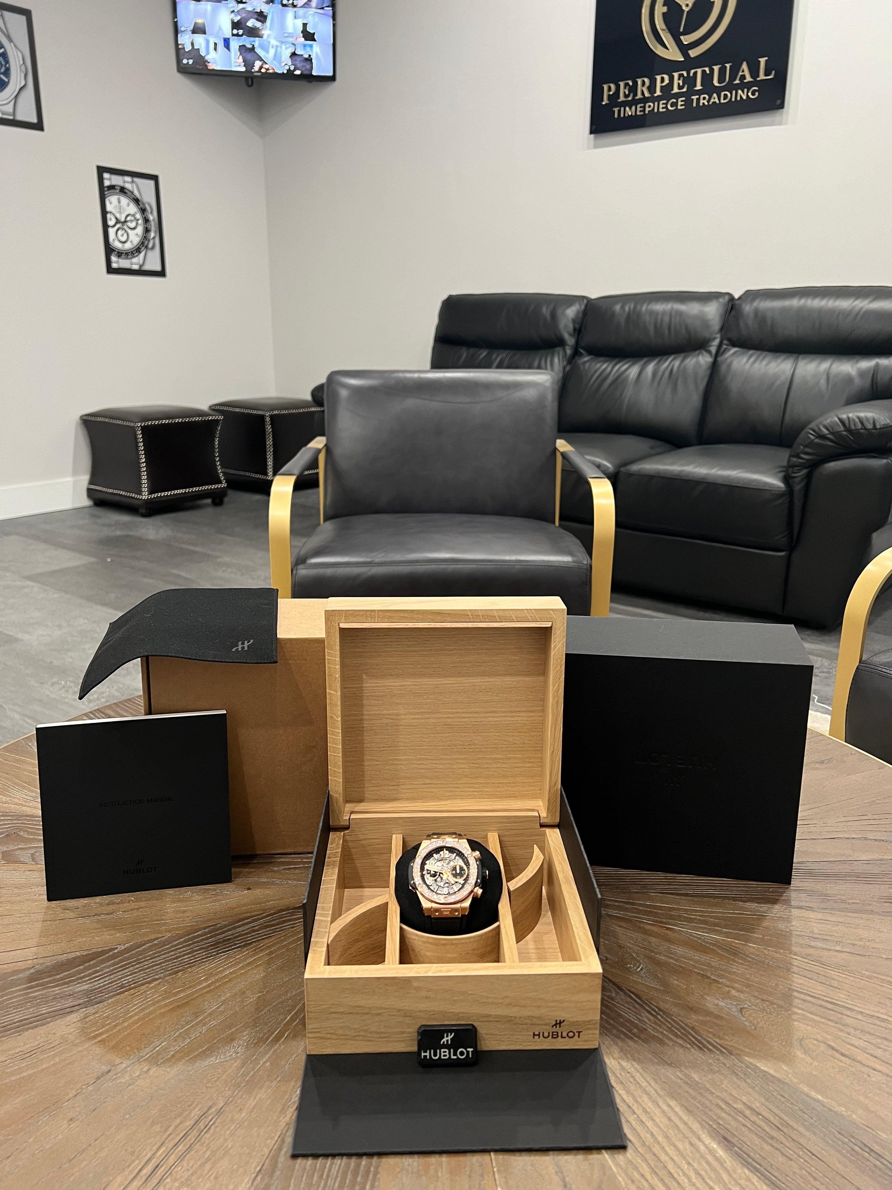 HUBLOT BIG BANG UNICO KING GOLD DIAMONDS 44MM 421.OX.1180.RX.1104