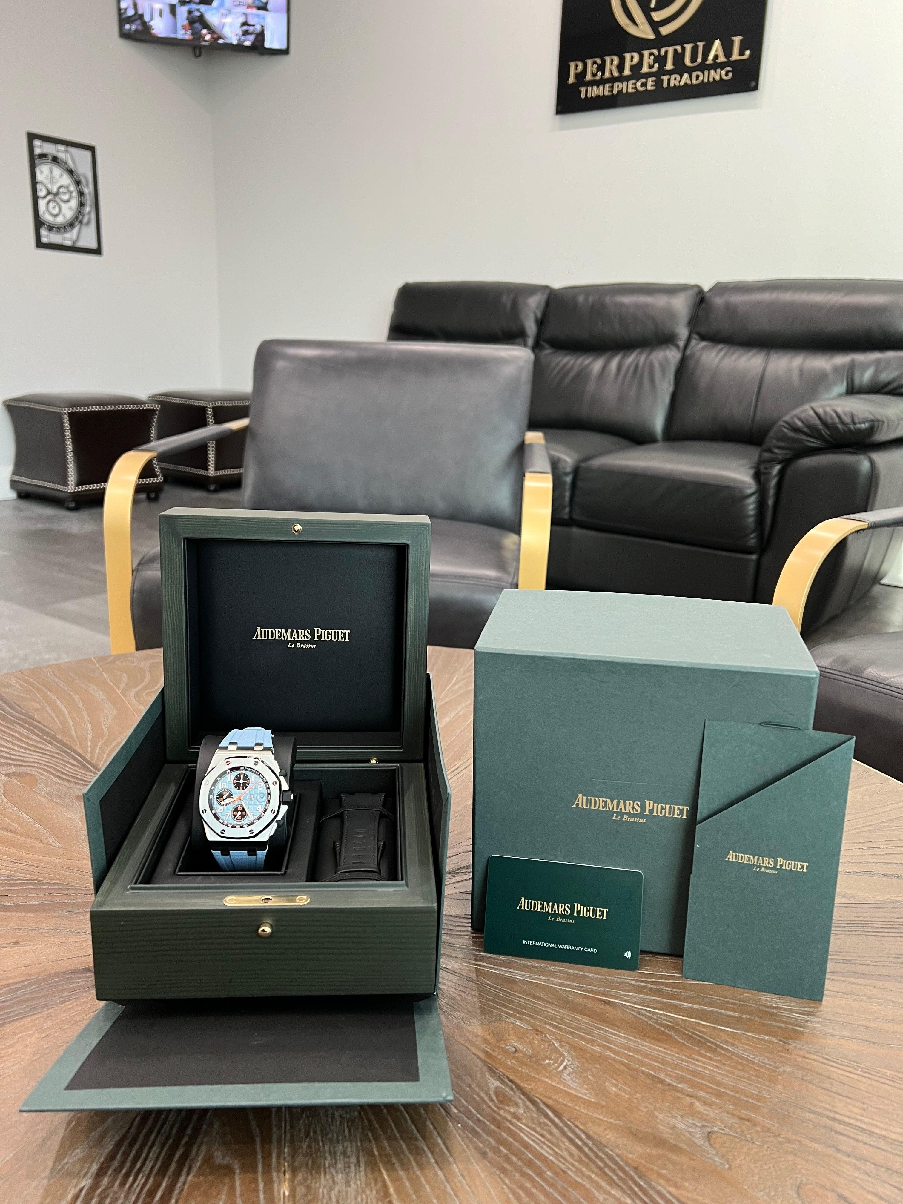 AUDEMARS PIGUET ROYAL OAK OFFSHORE TIFFANY BLUE 26238ST
