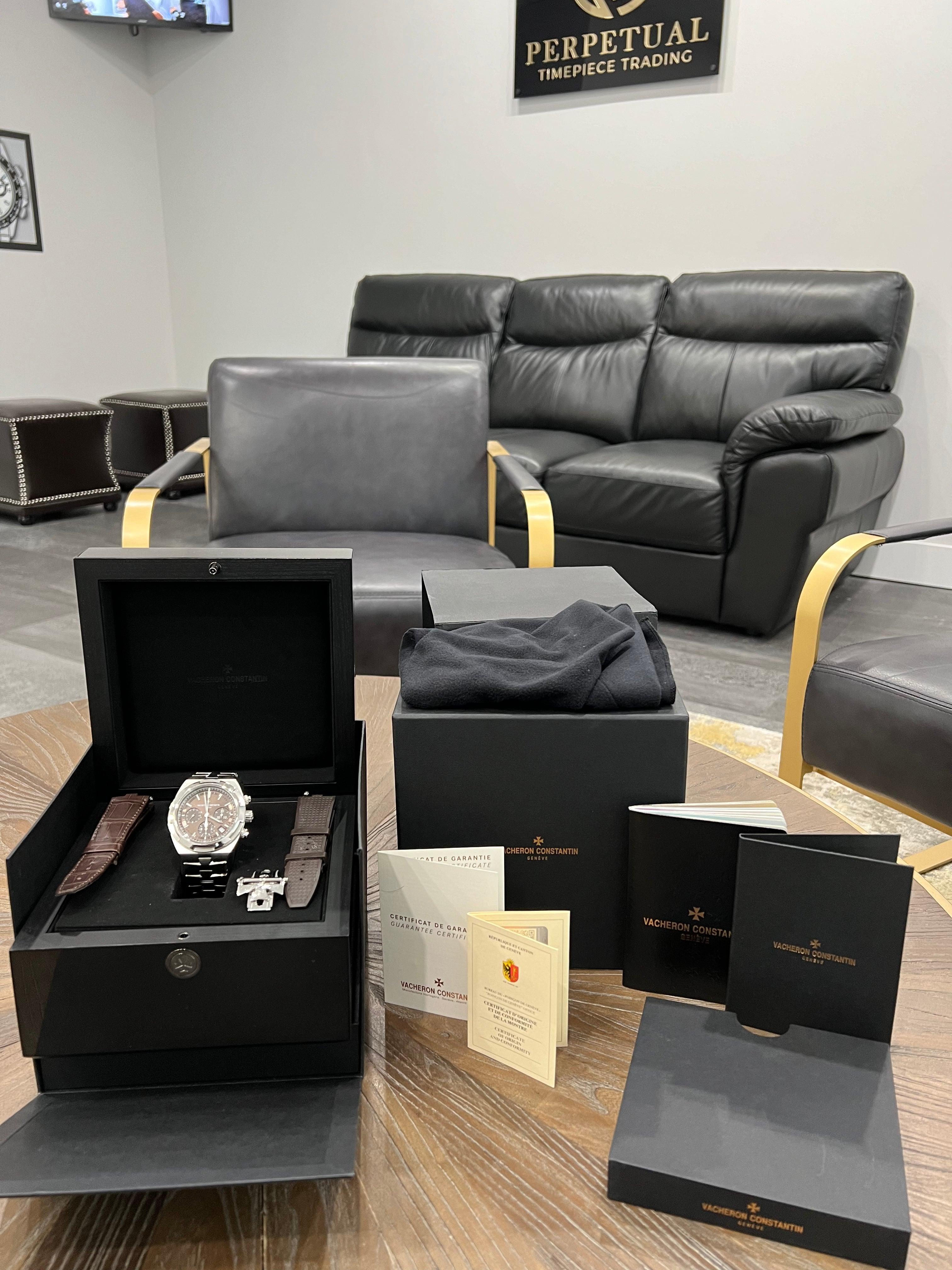 VACHERON CONSTANTIN OVERSEAS CHESTNUT CHRONOGRAPH 5500V/110A-B147