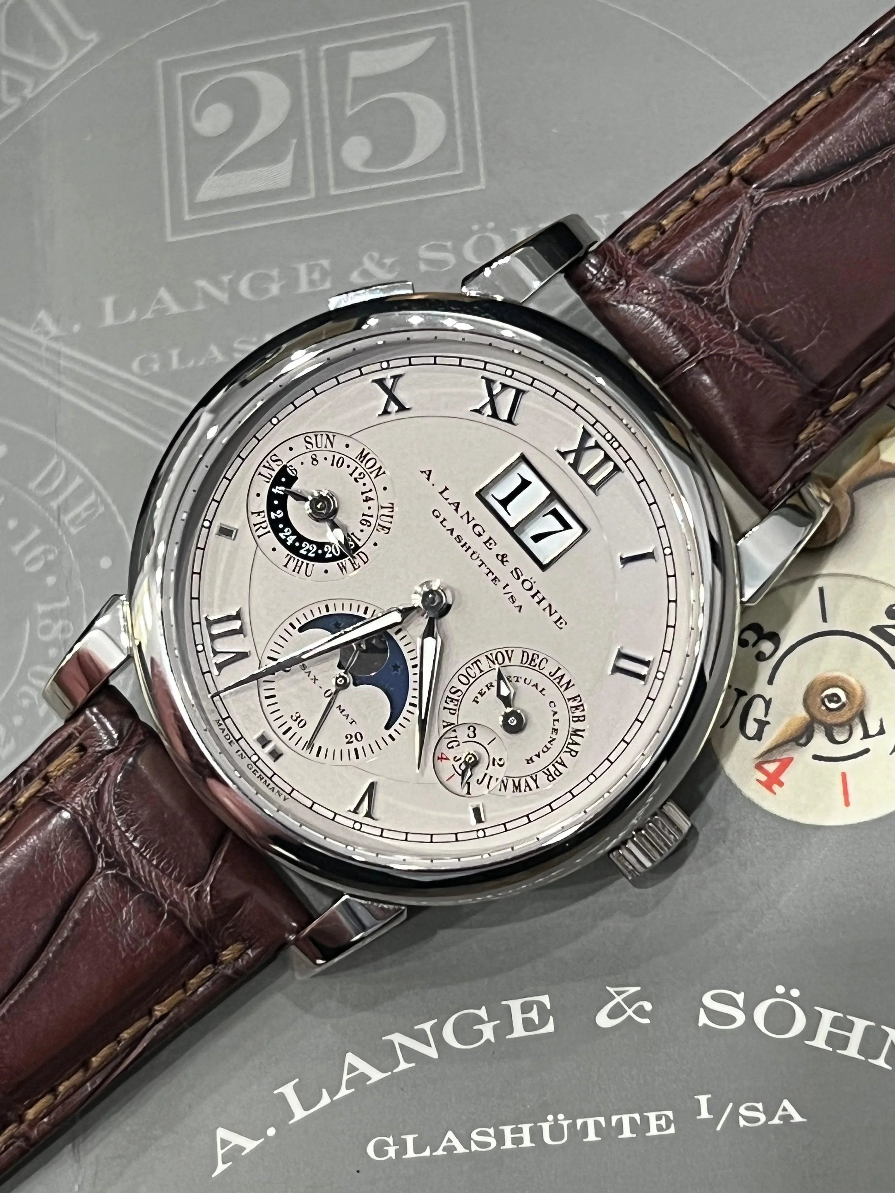 A. LANGE & SOHNE LANGEMATIK PERPETUAL CALENDAR PLATINUM 310.025