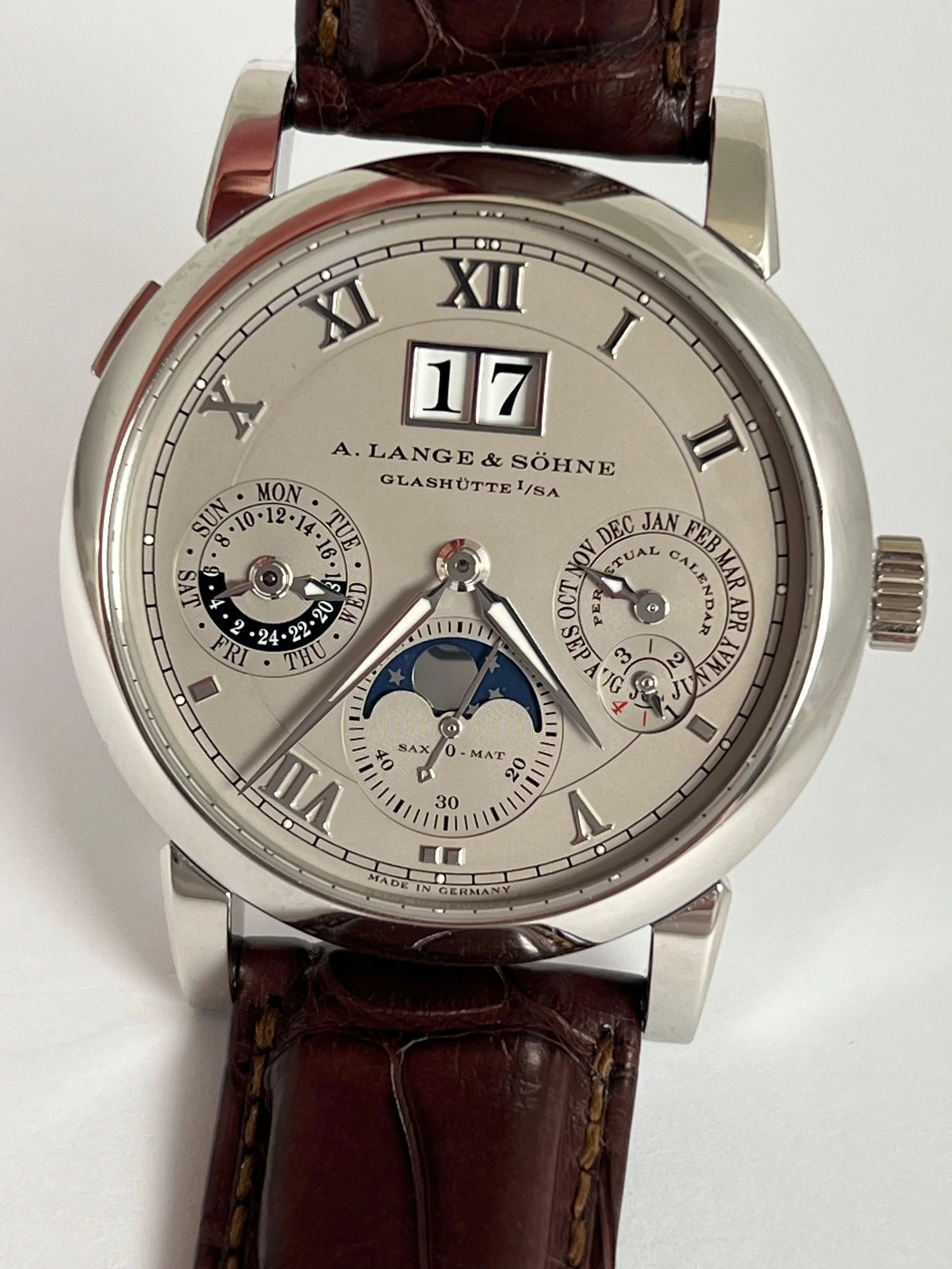 A. LANGE & SOHNE LANGEMATIK PERPETUAL CALENDAR PLATINUM 310.025