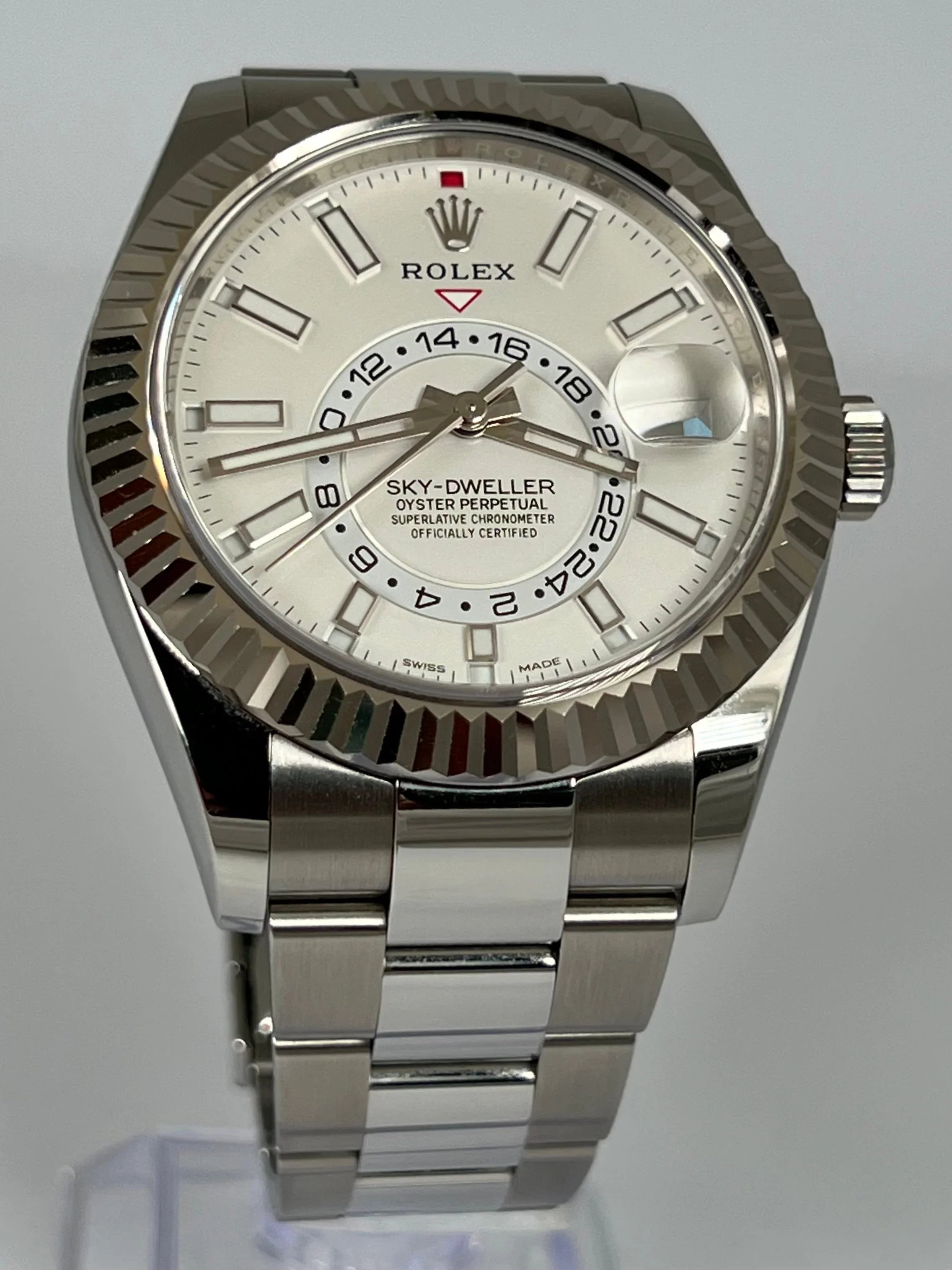 ROLEX SKY-DWELLER WHITE DIAL 326934
