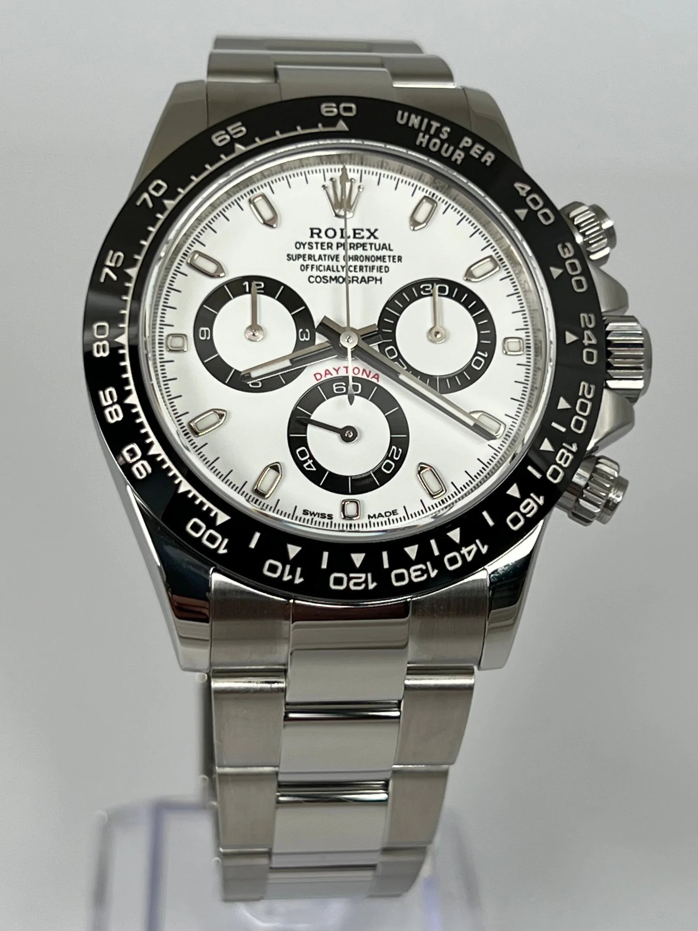 ROLEX DAYTONA WHITE DIAL PANDA 116500LN
