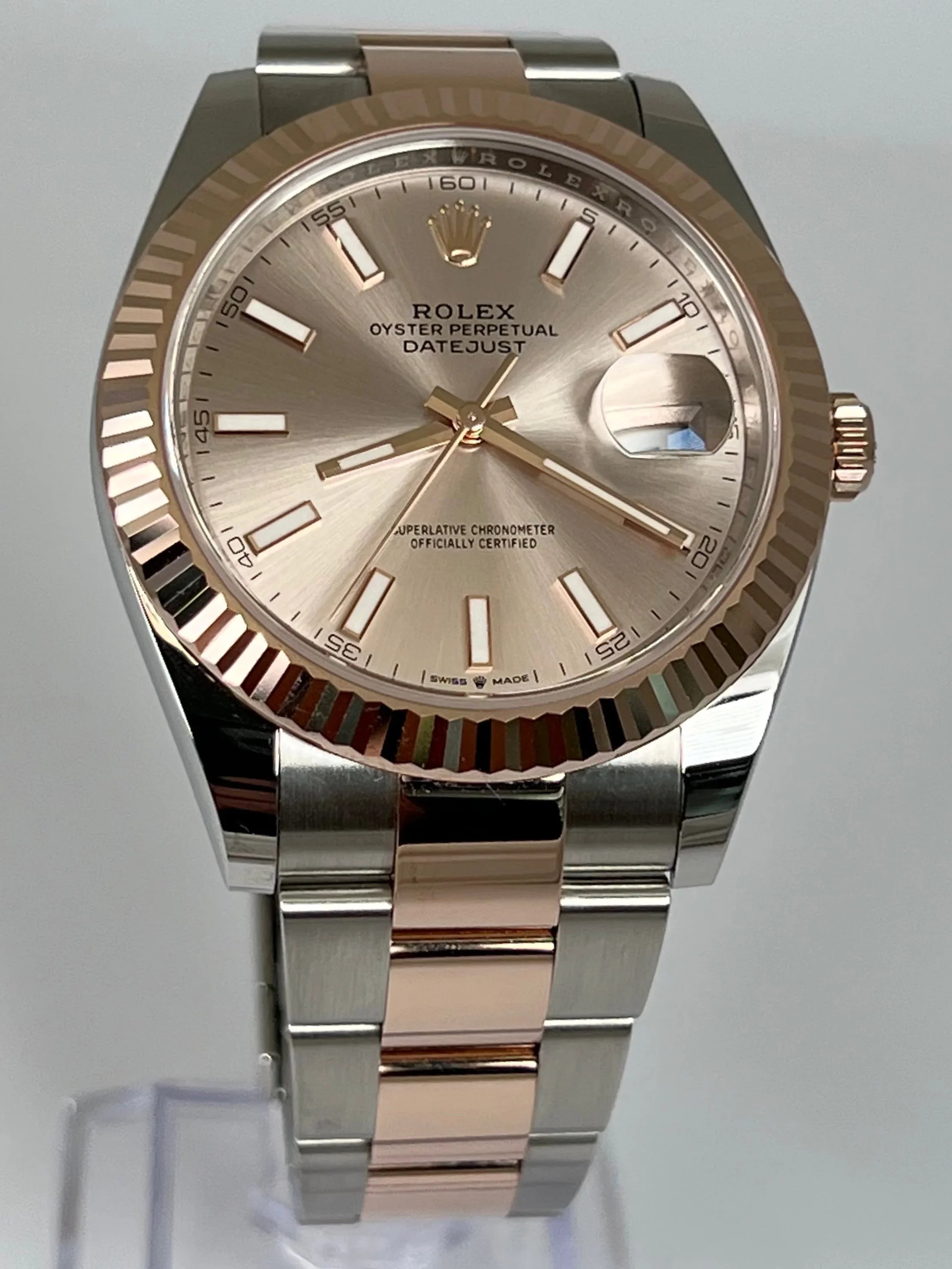 ROLEX DATEJUST 41 TWO TONE ROSE GOLD SUNDUST 126331