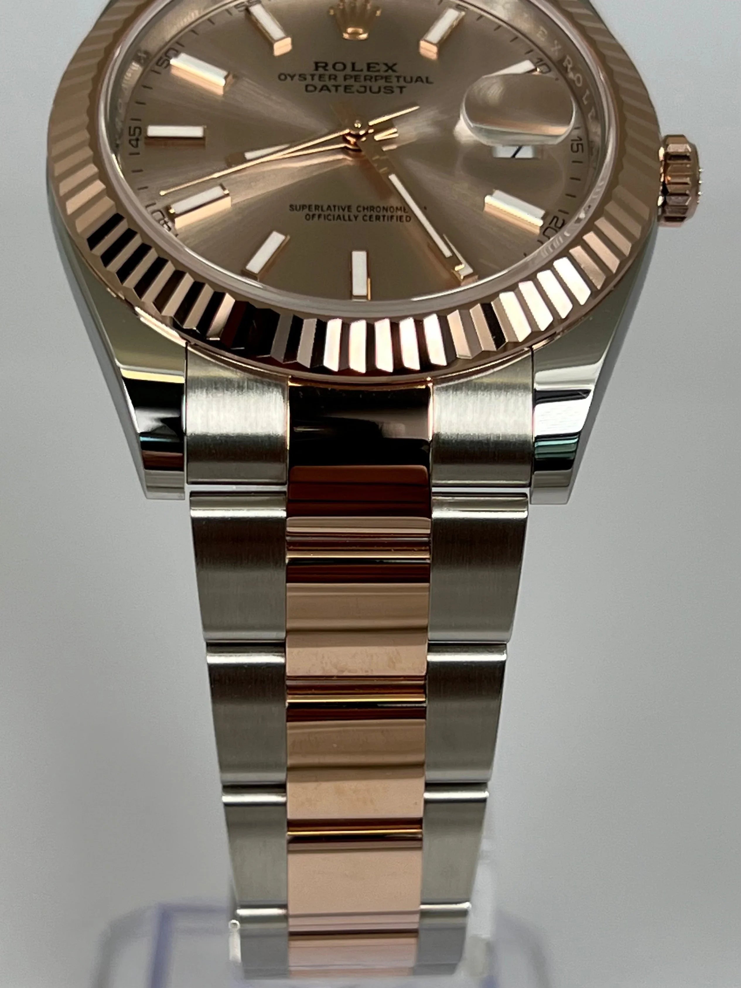 ROLEX DATEJUST 41 TWO TONE ROSE GOLD SUNDUST 126331