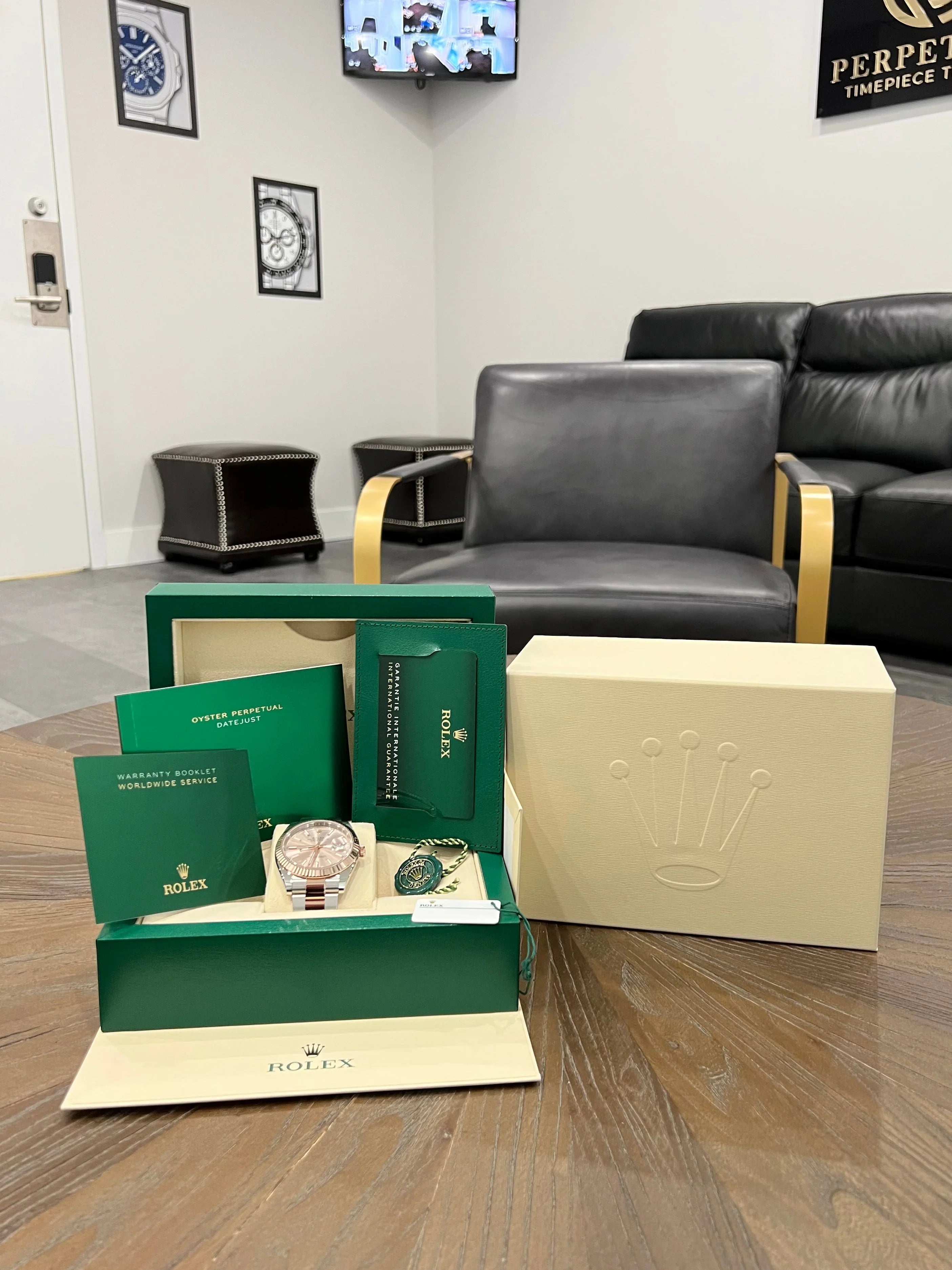 ROLEX DATEJUST 41 TWO TONE ROSE GOLD SUNDUST 126331