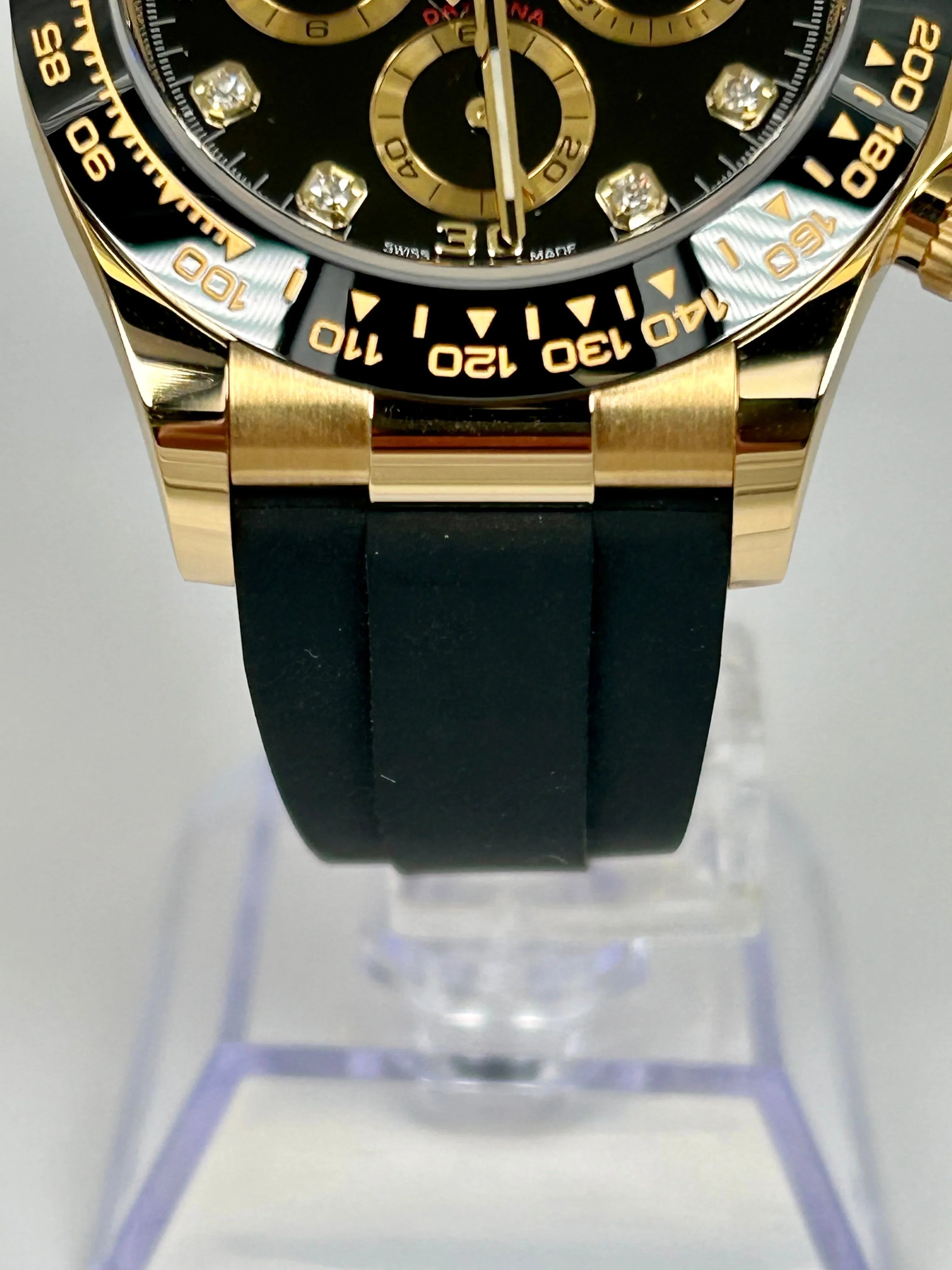 ROLEX DAYTONA BLACK DIAMOND SET DIAL 116518LN