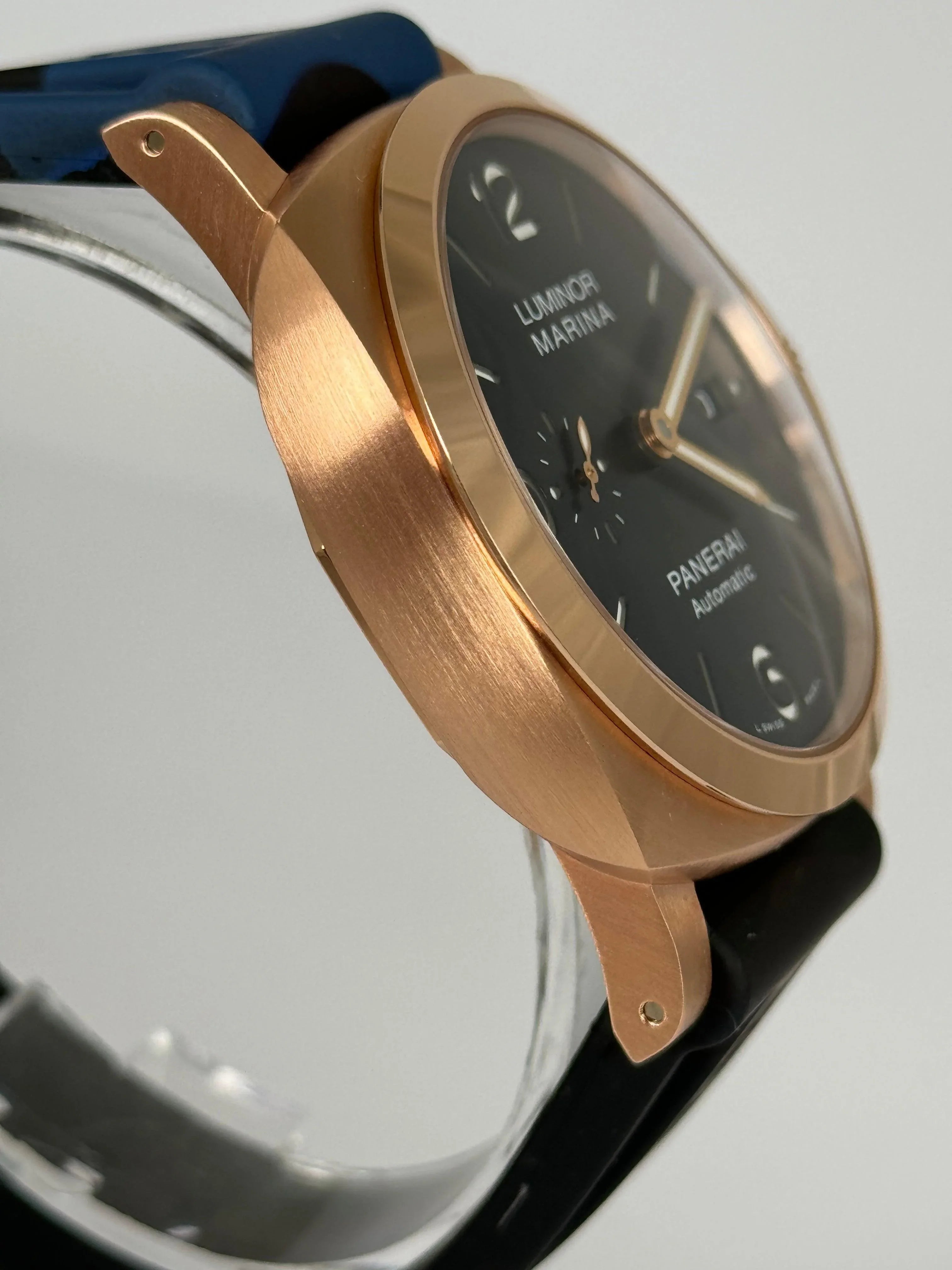 PANERAI LUMINOR MARINA ROSE GOLD BLUE DIAL PAM01112