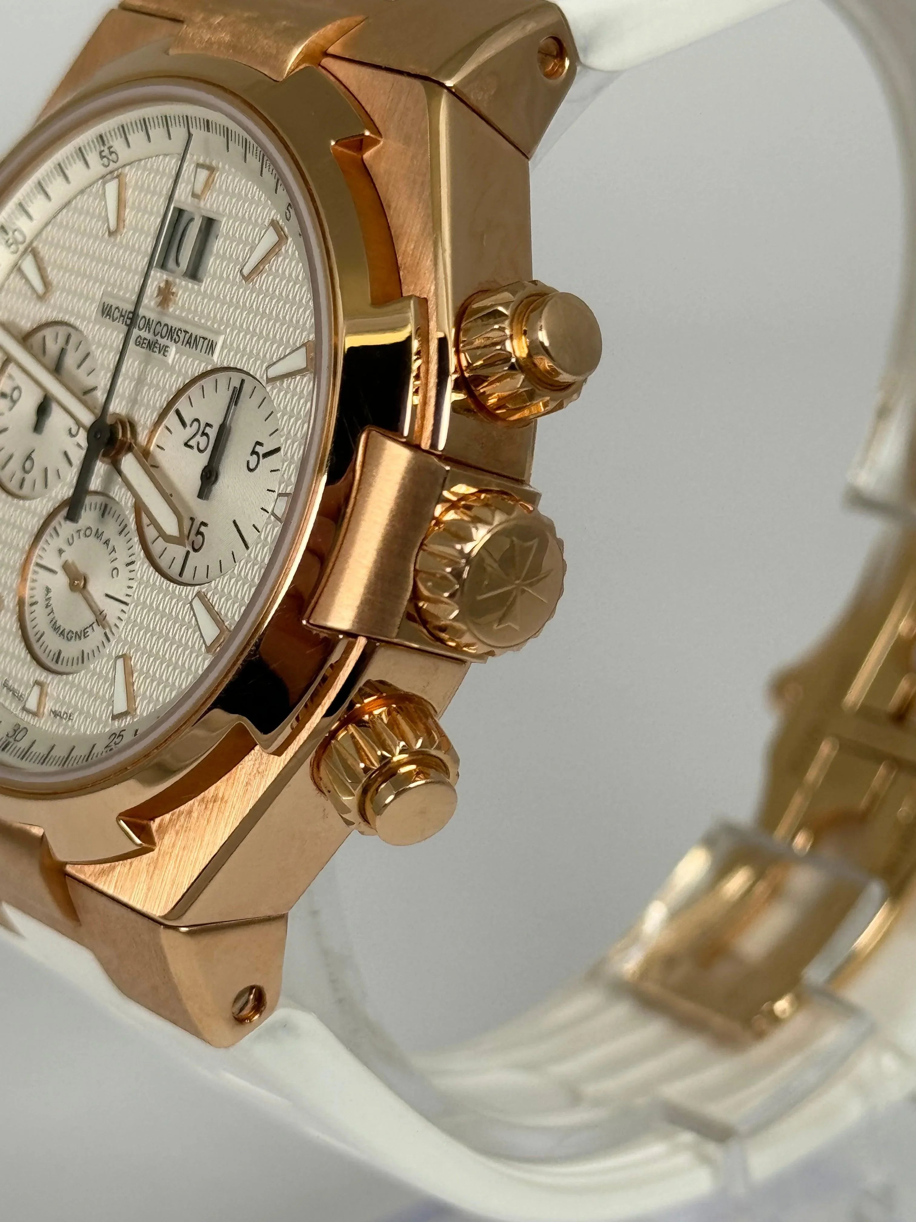 VACHERON CONSTANTIN OVERSEAS CHRONOGRAPH WHITE DIAL 49150/OOOR-9454