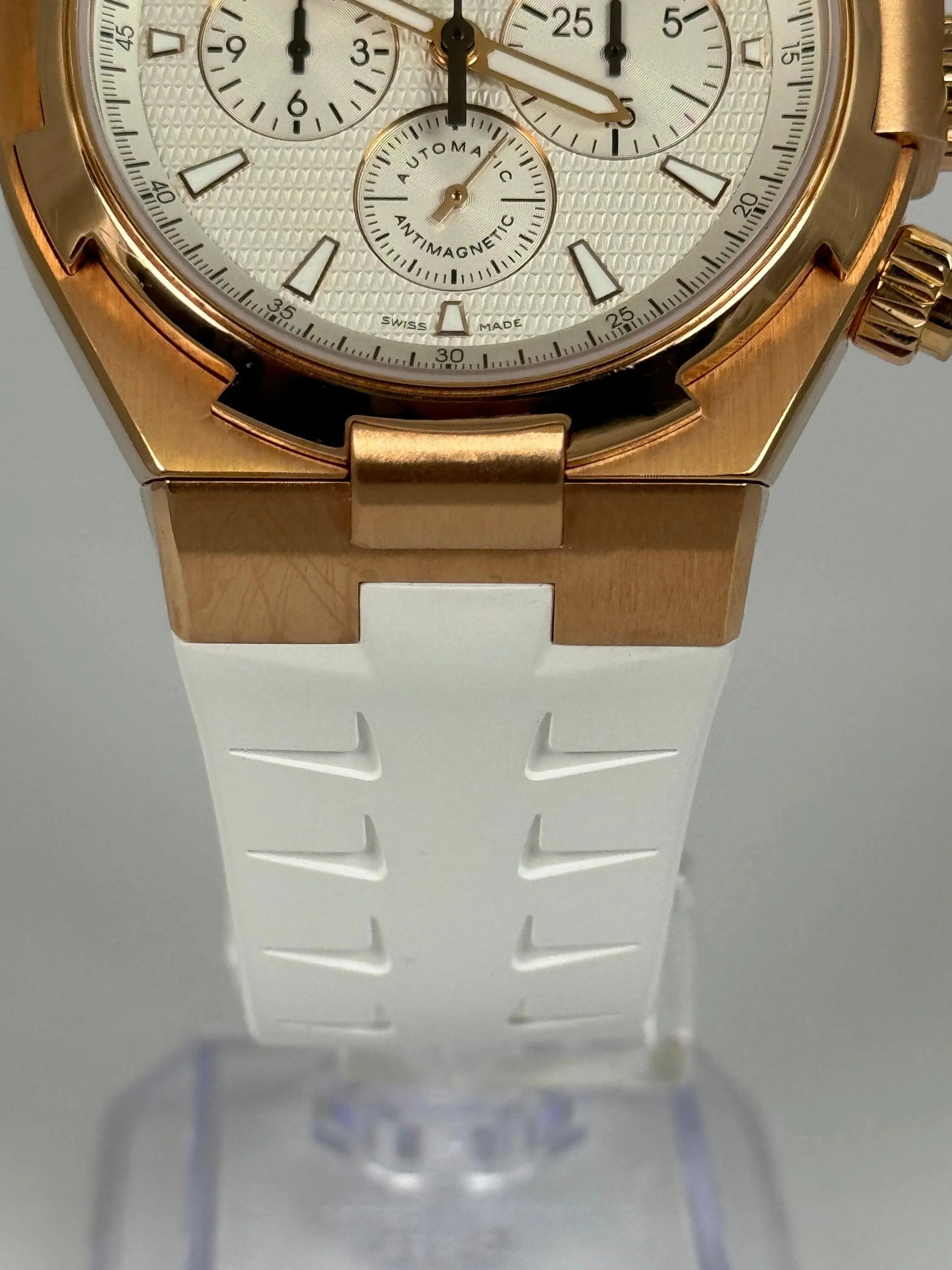 VACHERON CONSTANTIN OVERSEAS CHRONOGRAPH WHITE DIAL 49150/OOOR-9454