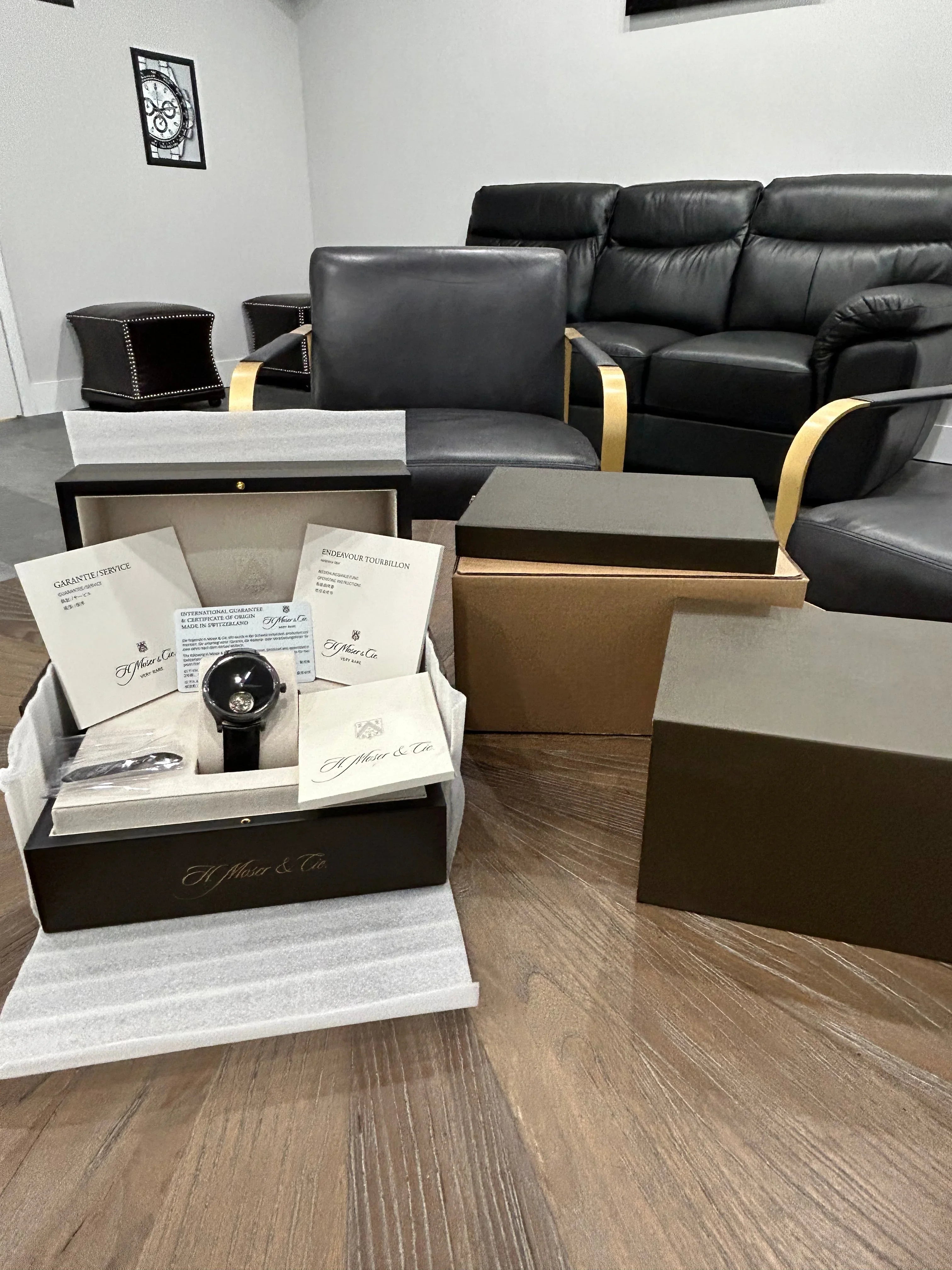 H. Moser & Cie. Endeavour Tourbillon Vantablack 1804-1206