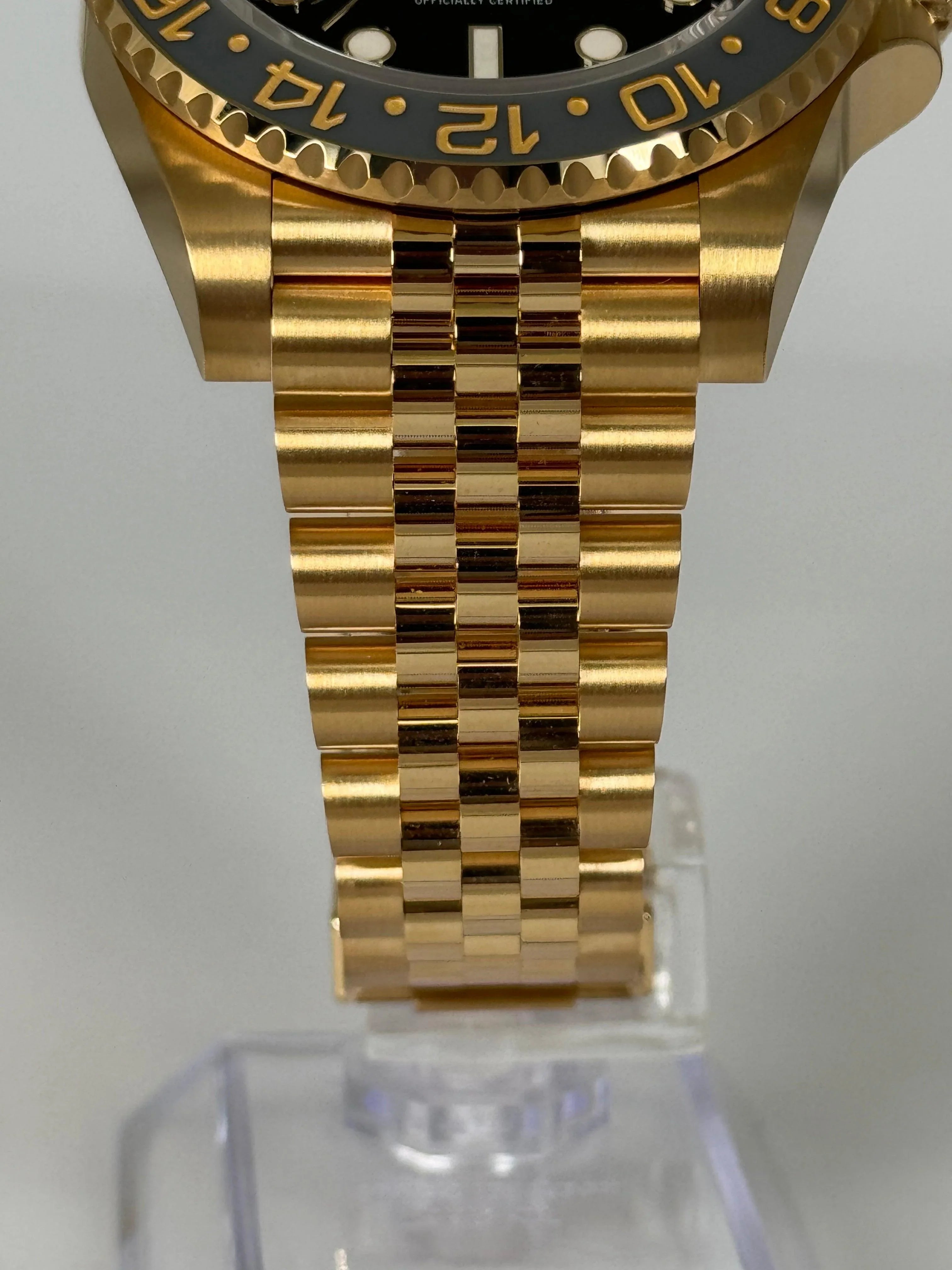 ROLEX GMT MASTER 2 YELLOW GOLD JUBILEE 126718GRNR