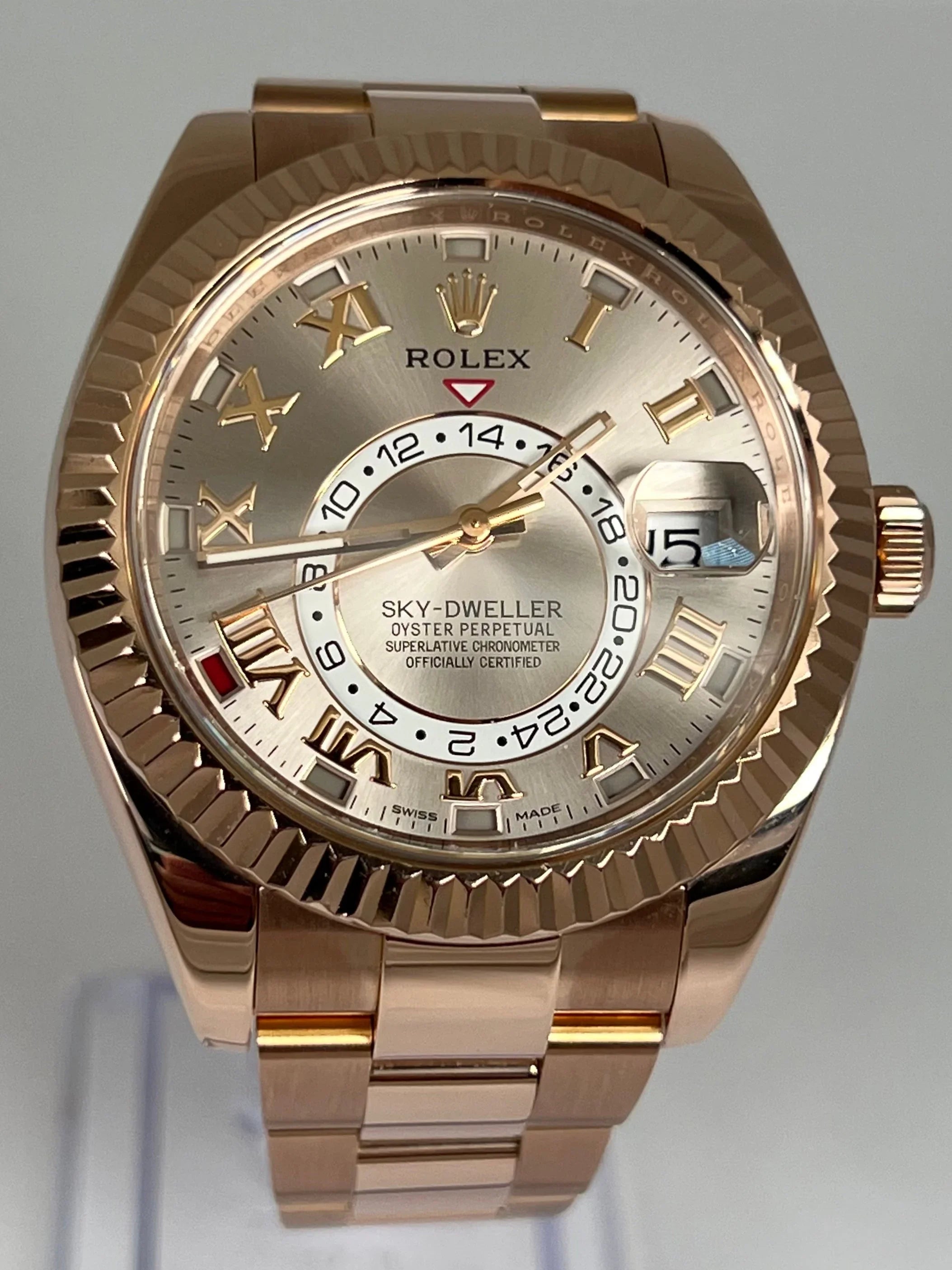 ROLEX SKY-DWELLER SUNDUST ROSE GOLD 326935