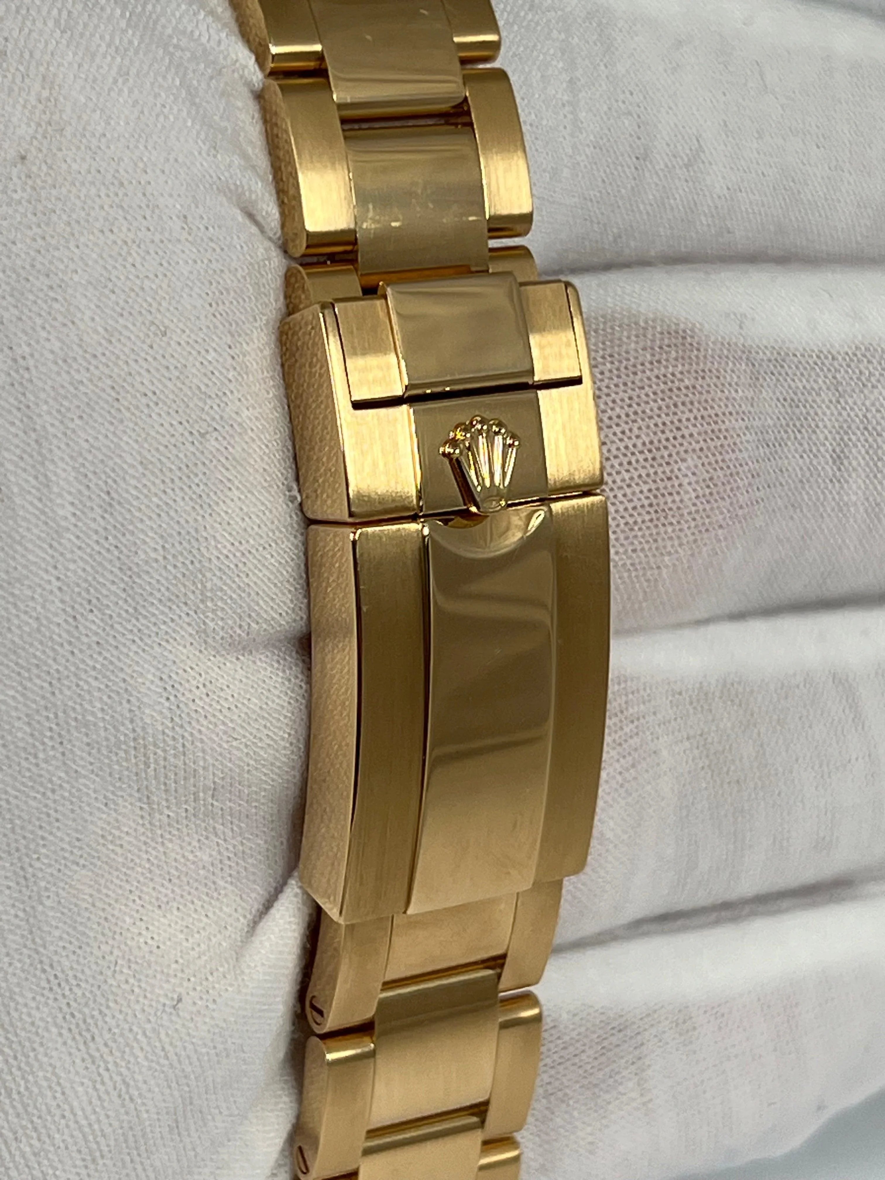 ROLEX DAYTONA YELLOW GOLD GREEN DIAL JOHN MAYOR 116508