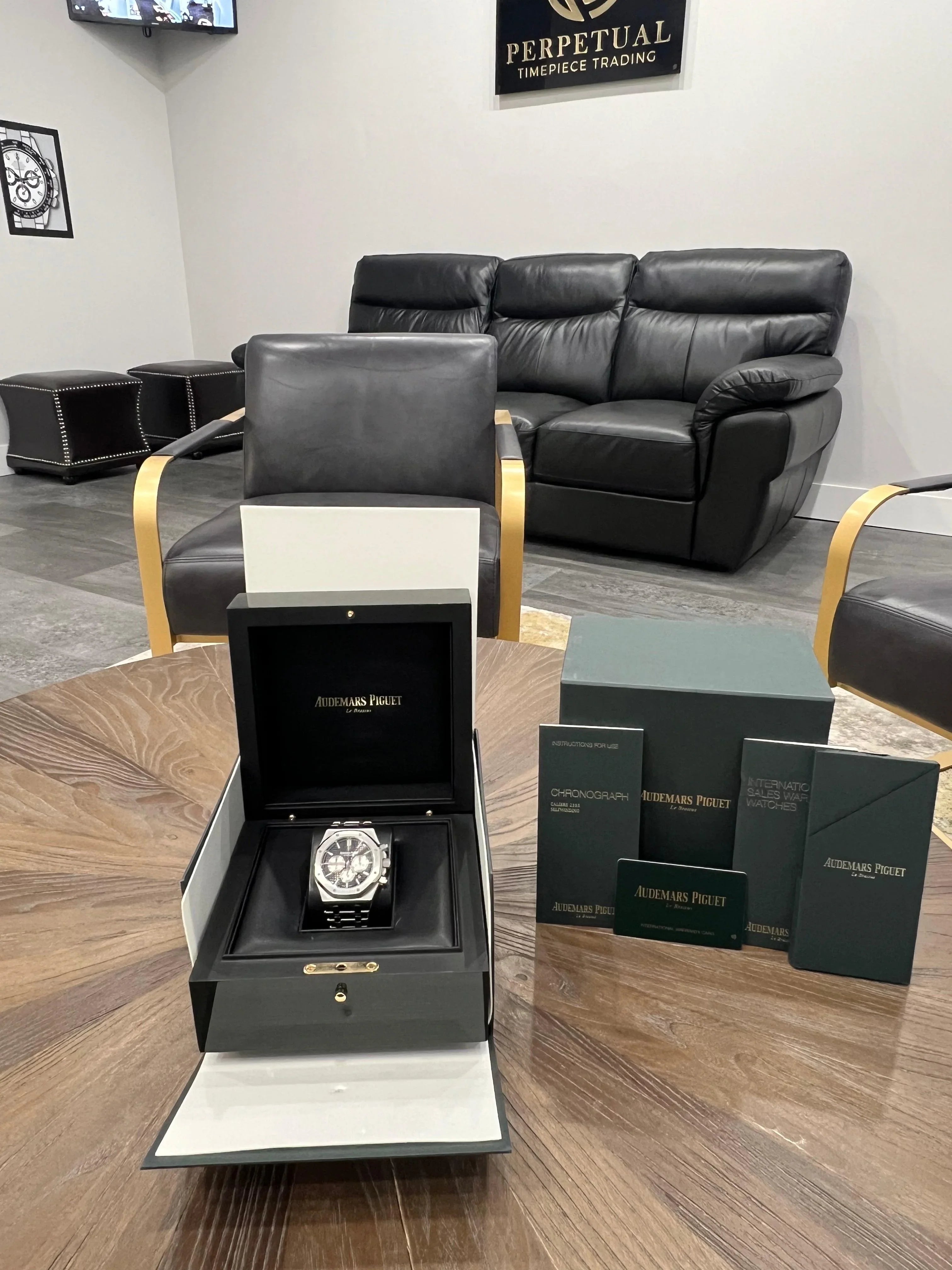 AUDEMARS PIGUET ROYAL OAK CHRONOGRAPH BLACK DIAL 26331ST