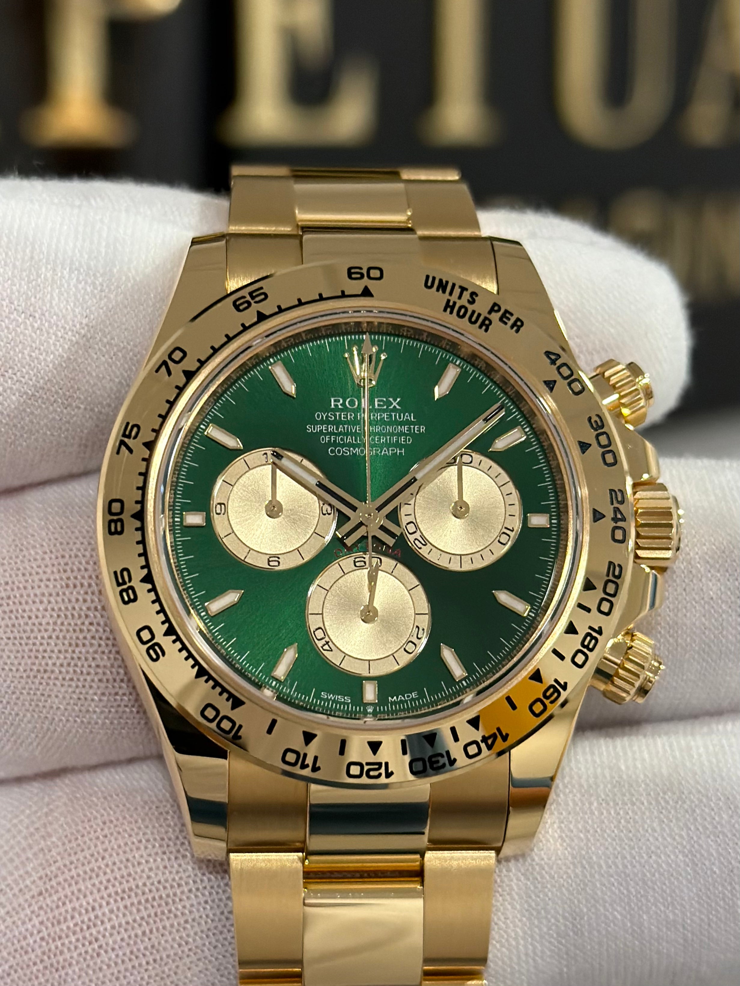 ROLEX DAYTONA GREEN DIAL JOHN MAYER 126508