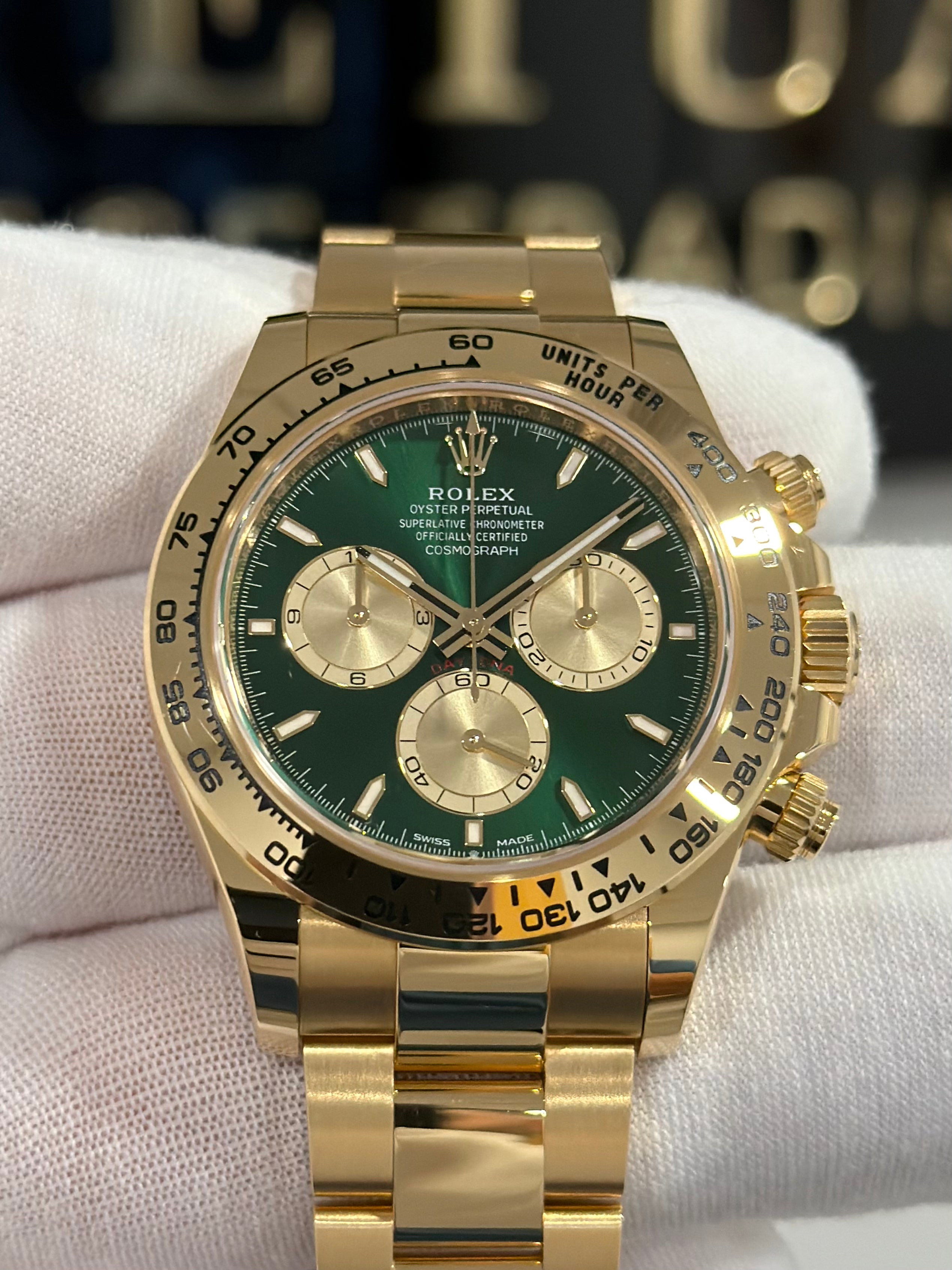 ROLEX DAYTONA GREEN DIAL JOHN MAYER 126508