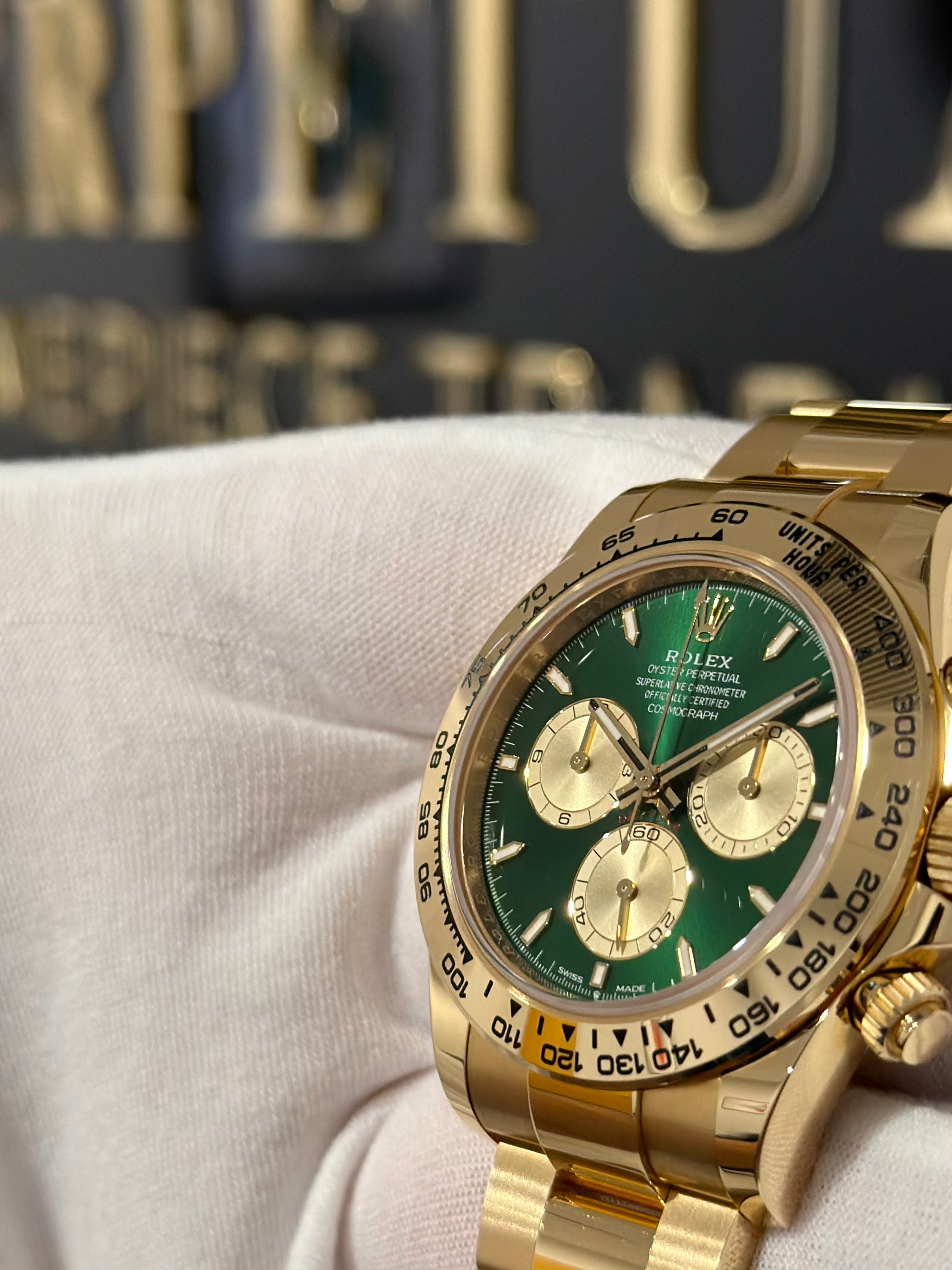 ROLEX DAYTONA GREEN DIAL JOHN MAYER 126508