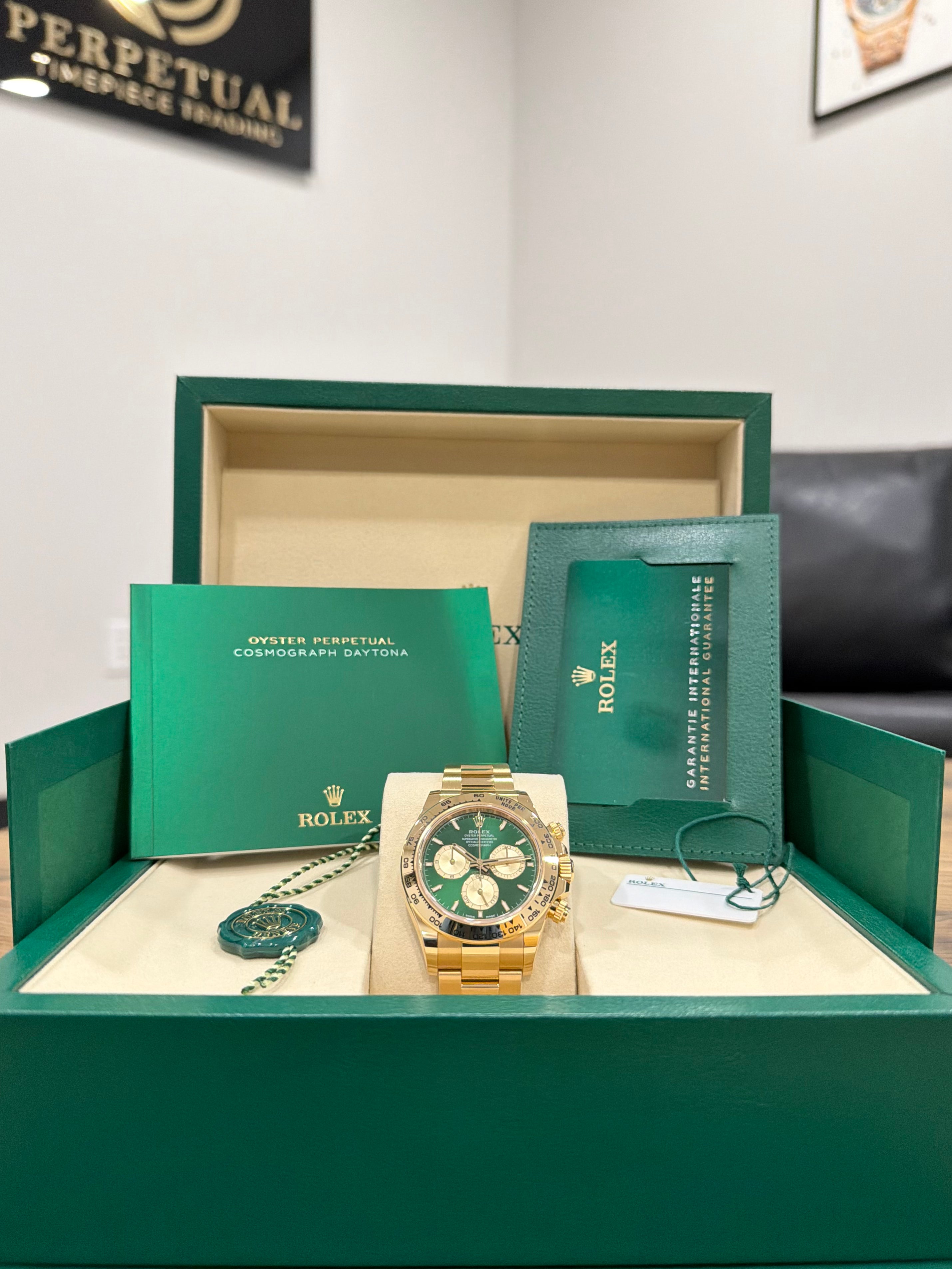 ROLEX DAYTONA GREEN DIAL JOHN MAYER 126508