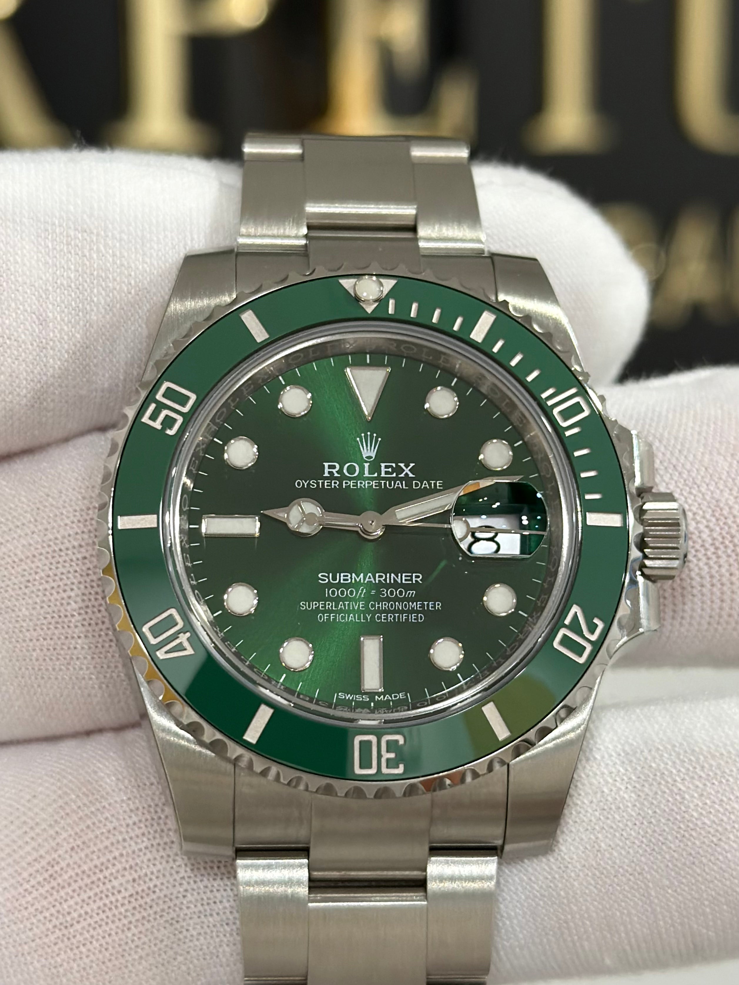 ROLEX SUBMARINER HULK 116610LV