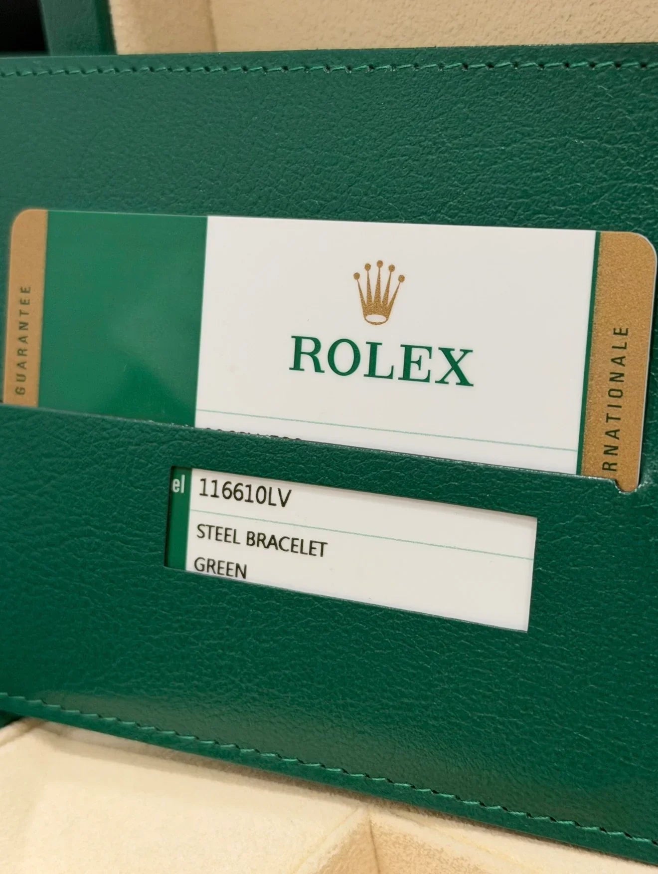 ROLEX SUBMARINER HULK 116610LV