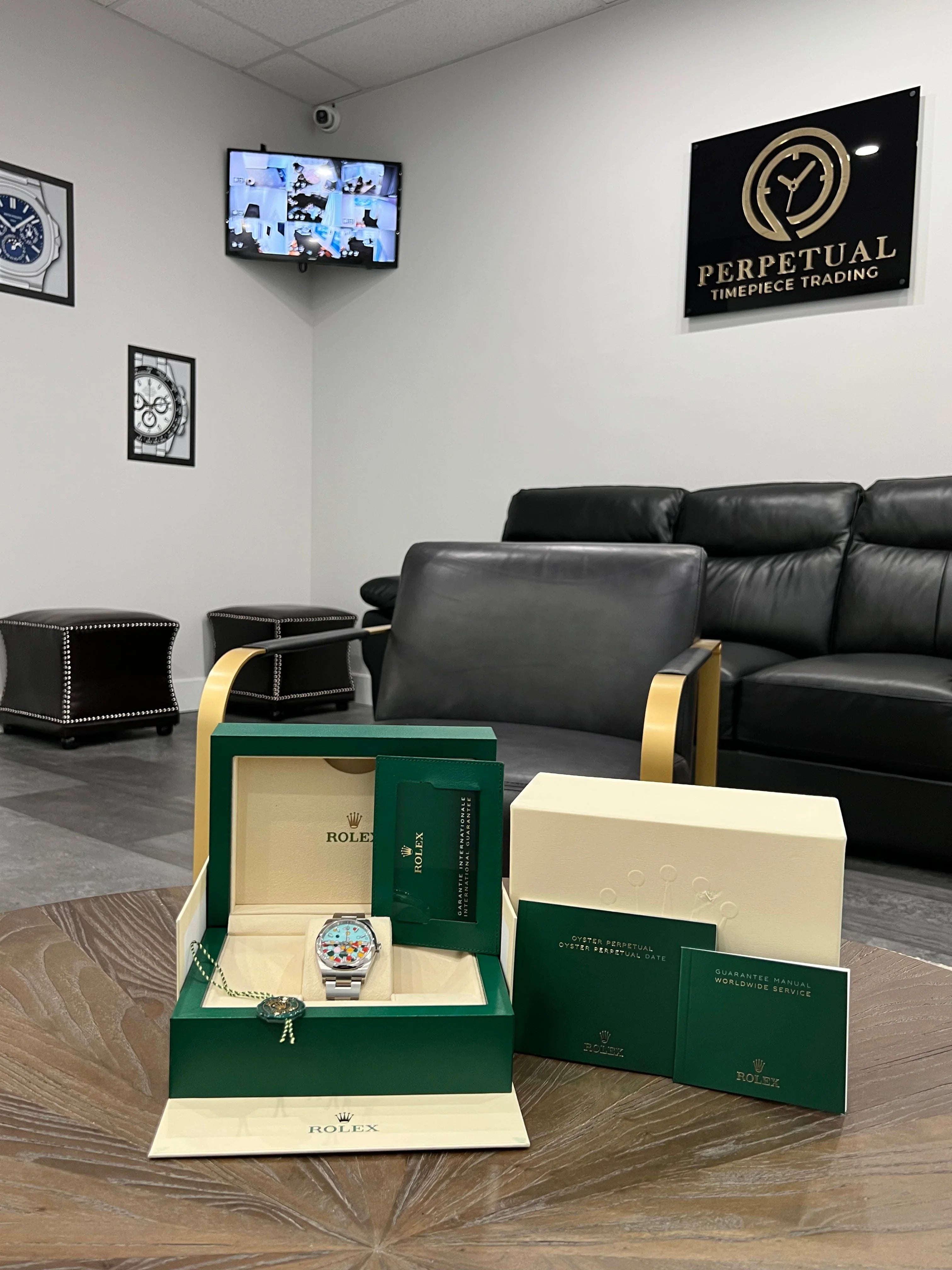 ROLEX OYSTER PERPETUAL 36MM CELEBRATION DIAL 126000