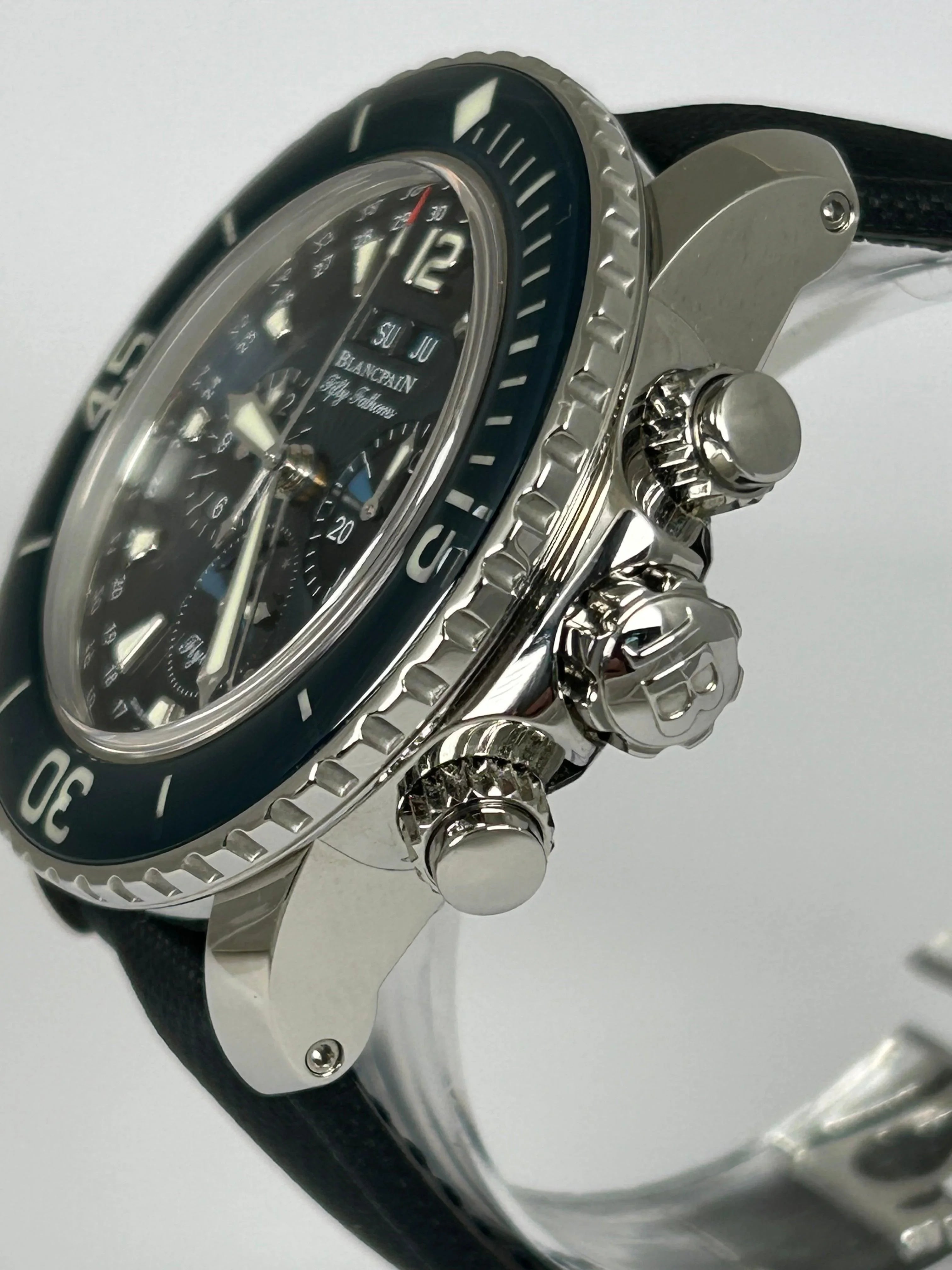 Blancpain FIFTY FATHOMS CHRONOGRAPHE FLYBACK QUANTIÈME COMPLET 5066F-1140