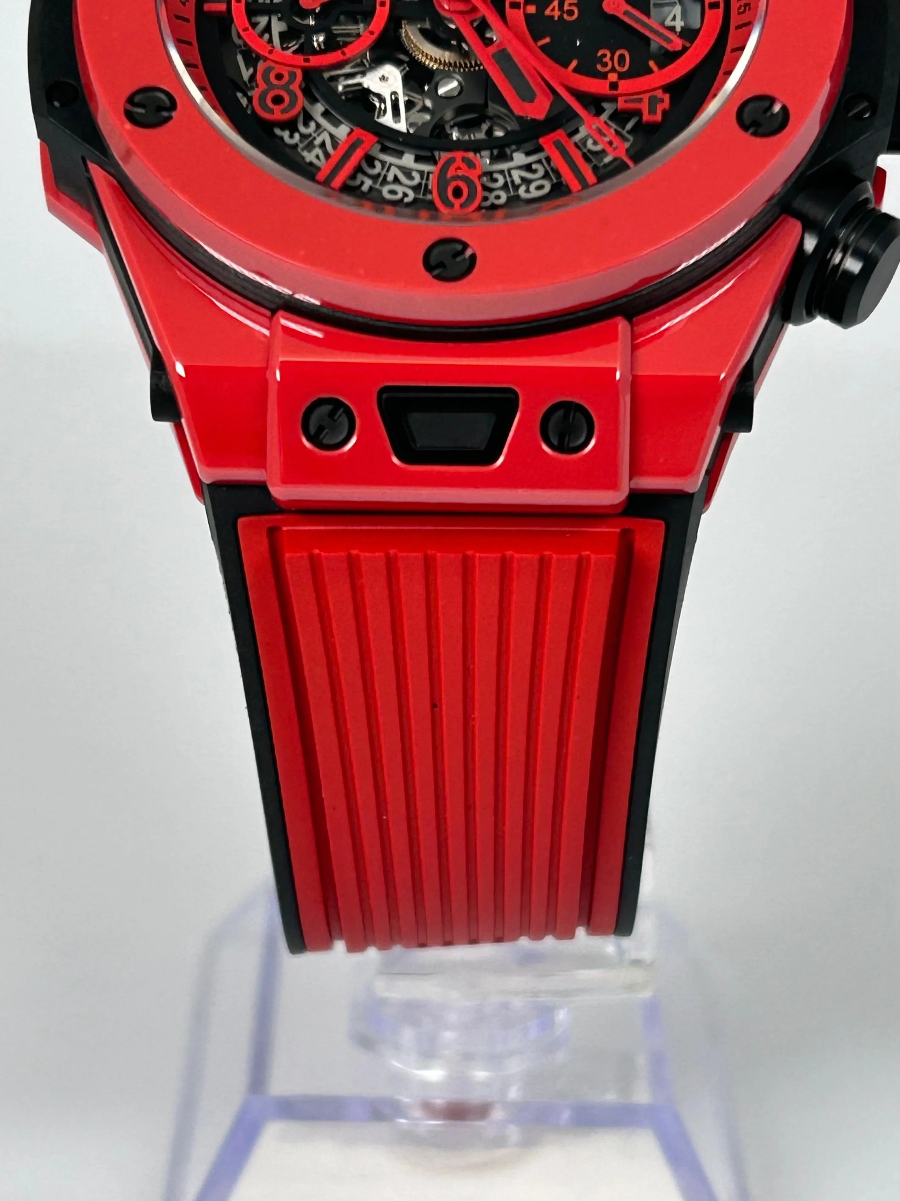 HUBLOT UNICO RED MAGIC 45MM CERAMIC 411.CF.8513.RX