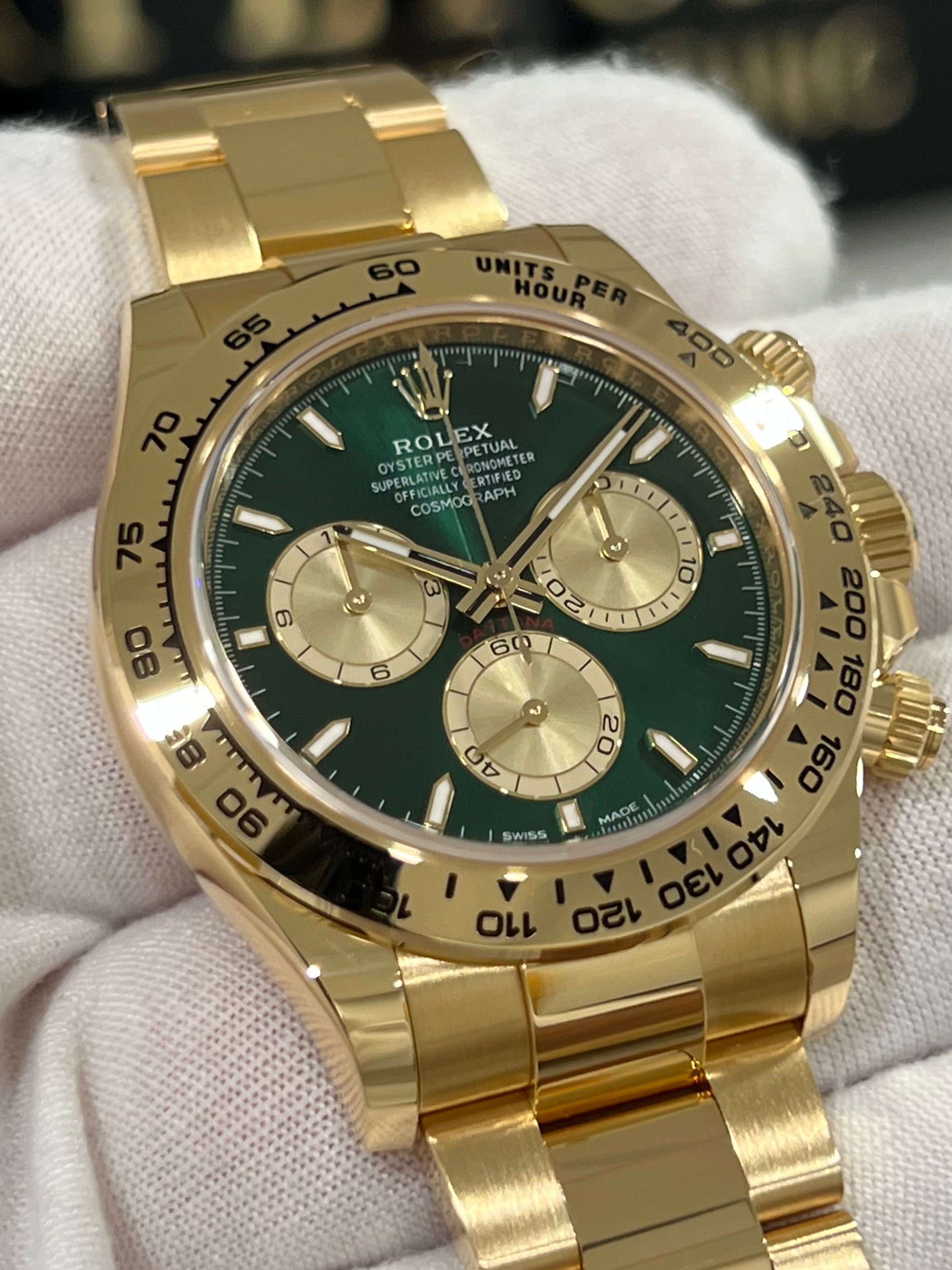 ROLEX DAYTONA GREEN DIAL JOHN MAYOR 126508