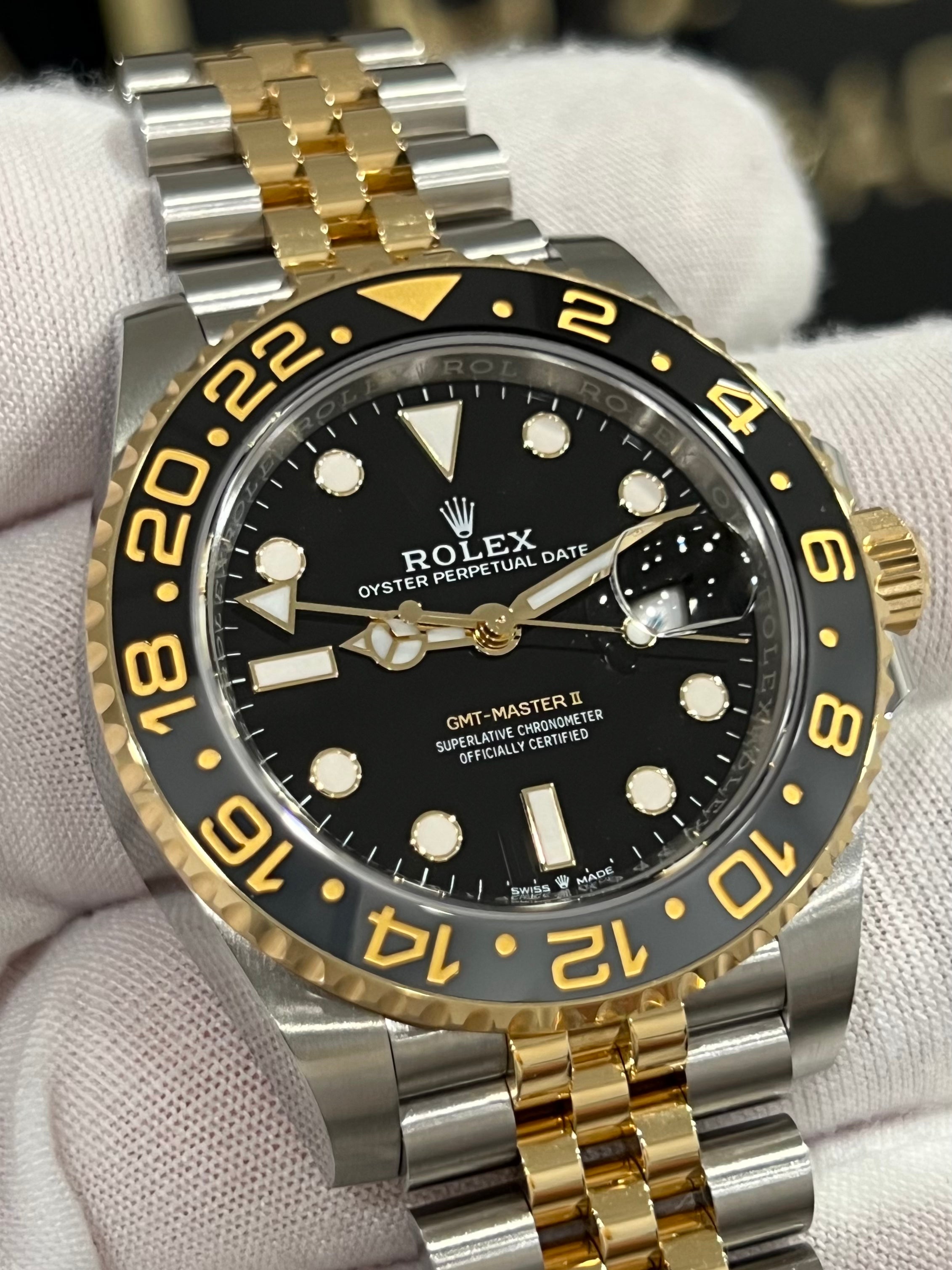 ROLEX GMT MASTER 2 TWO TONE ZOMBIE 126713GRNR