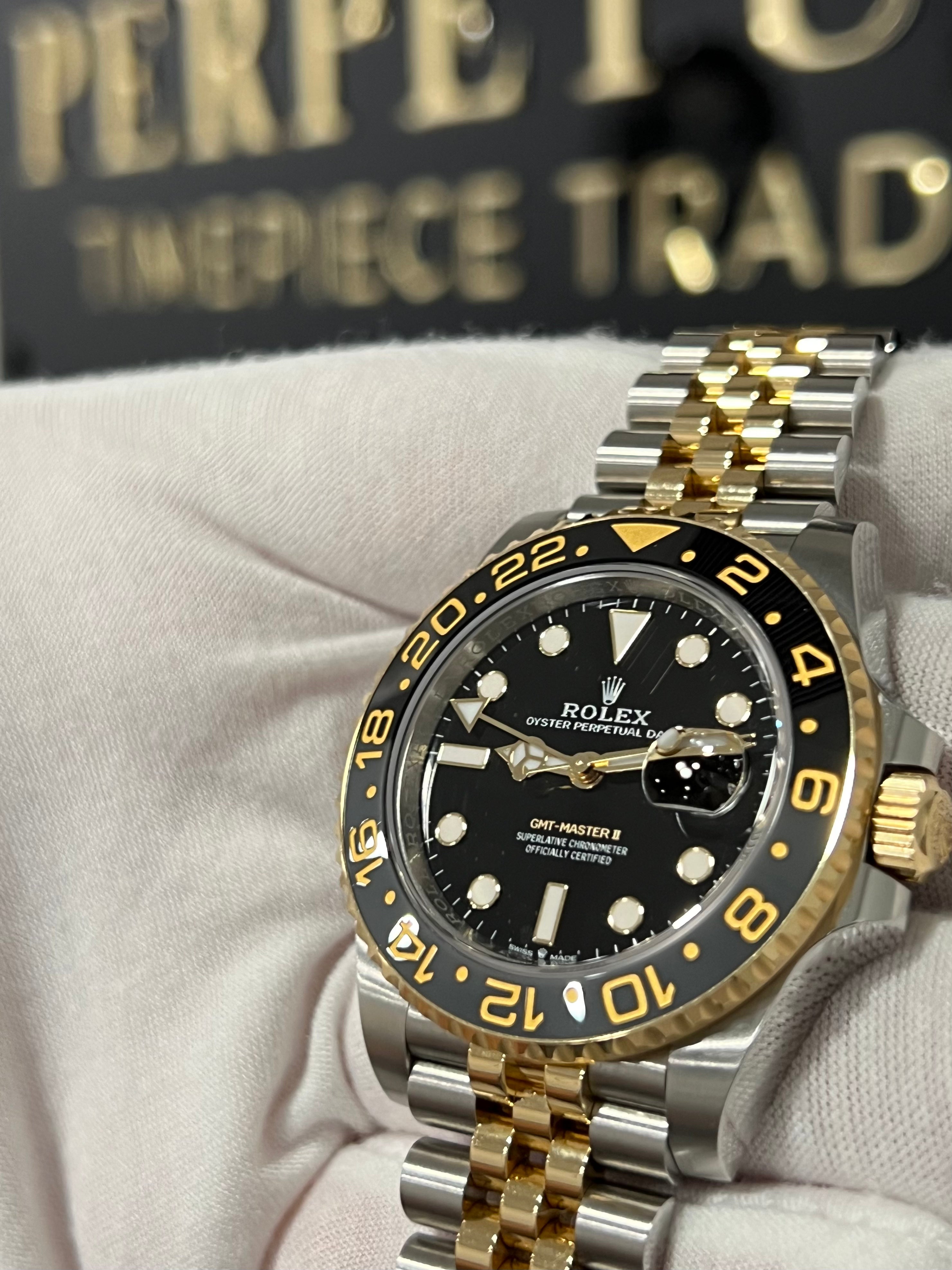 ROLEX GMT MASTER 2 TWO TONE ZOMBIE 126713GRNR