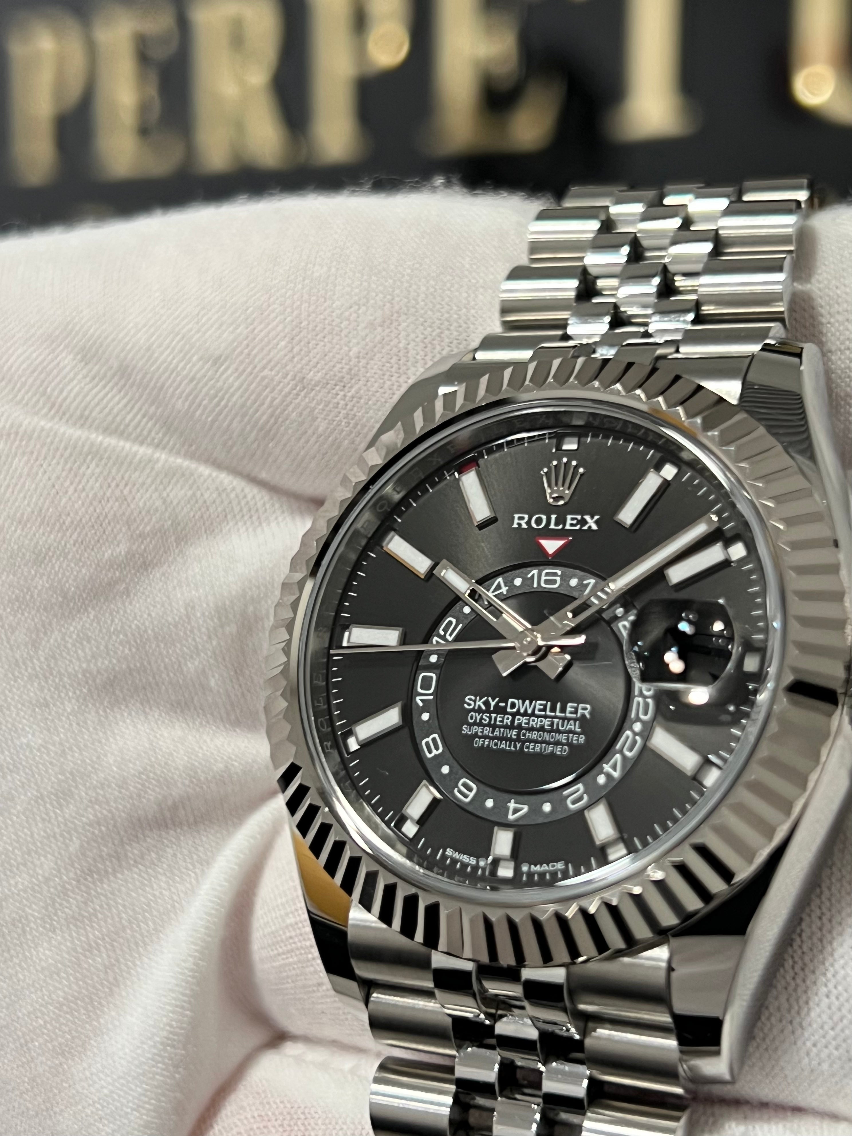 ROLEX SKY DWELLER BLACK JUBILEE 336934