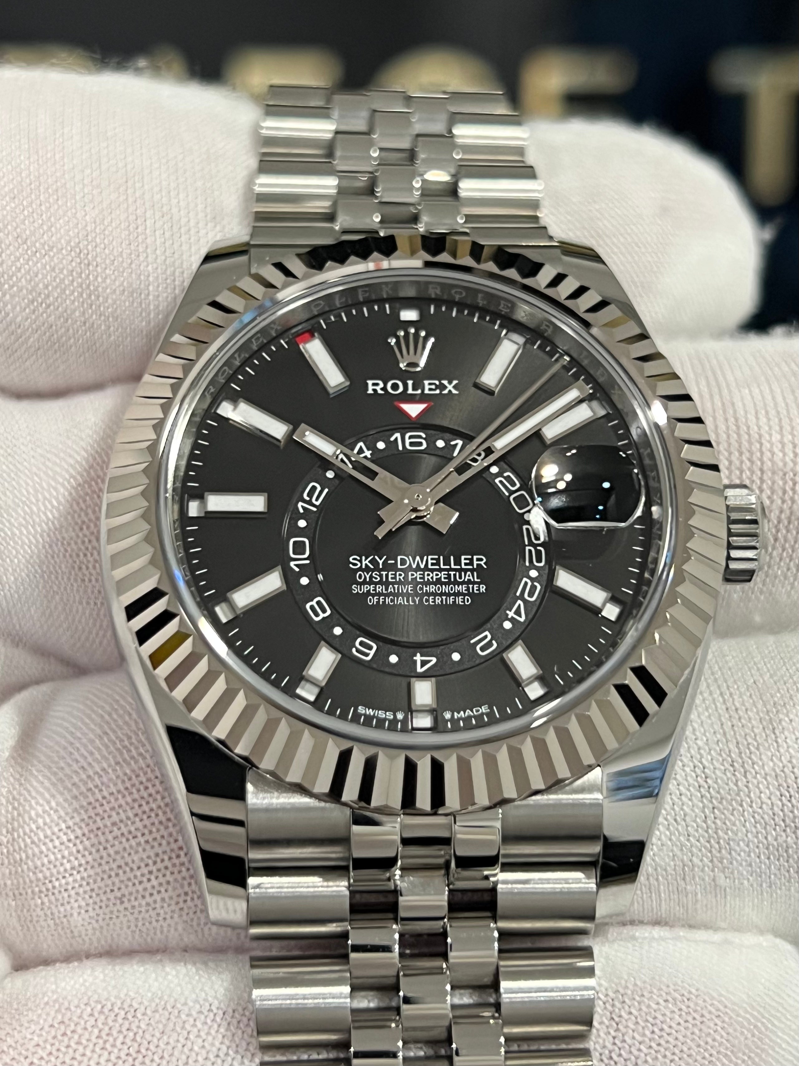 ROLEX SKY DWELLER BLACK JUBILEE 336934